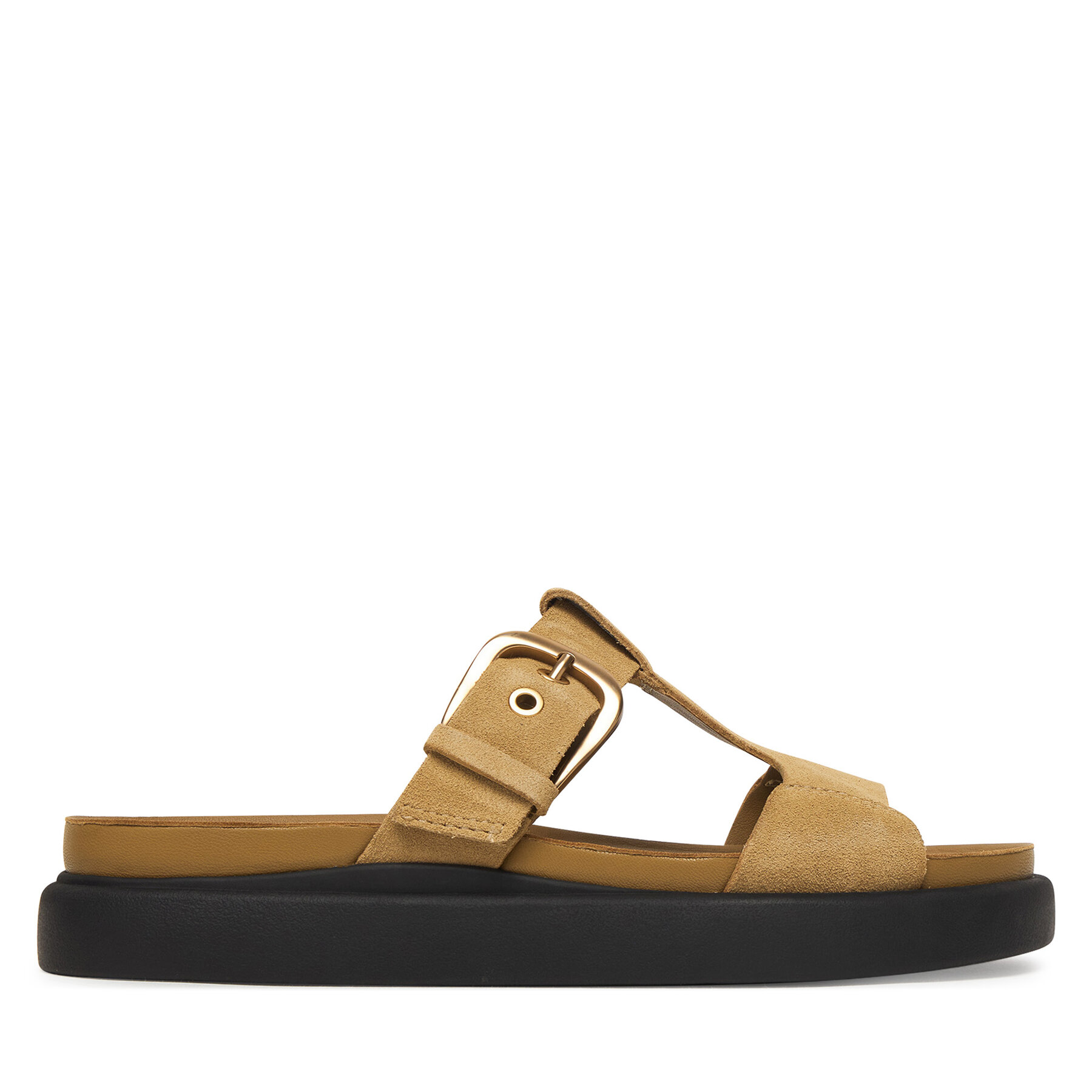 Παντόφλες Clarks Aristella West 26185811 Καφέ