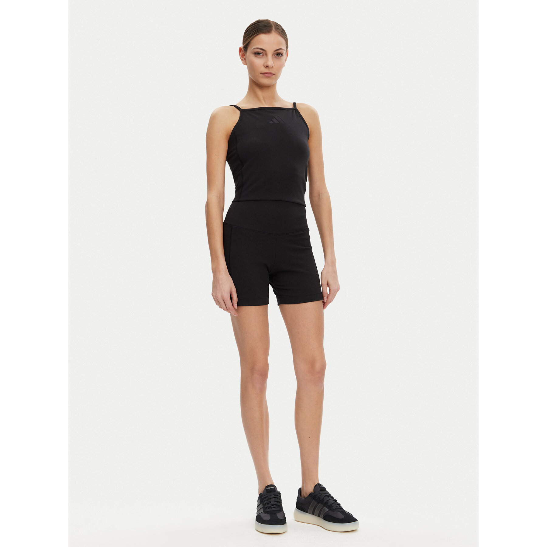 adidas Felső ALL SZN Rib JJ1224 Fekete Slim Fit