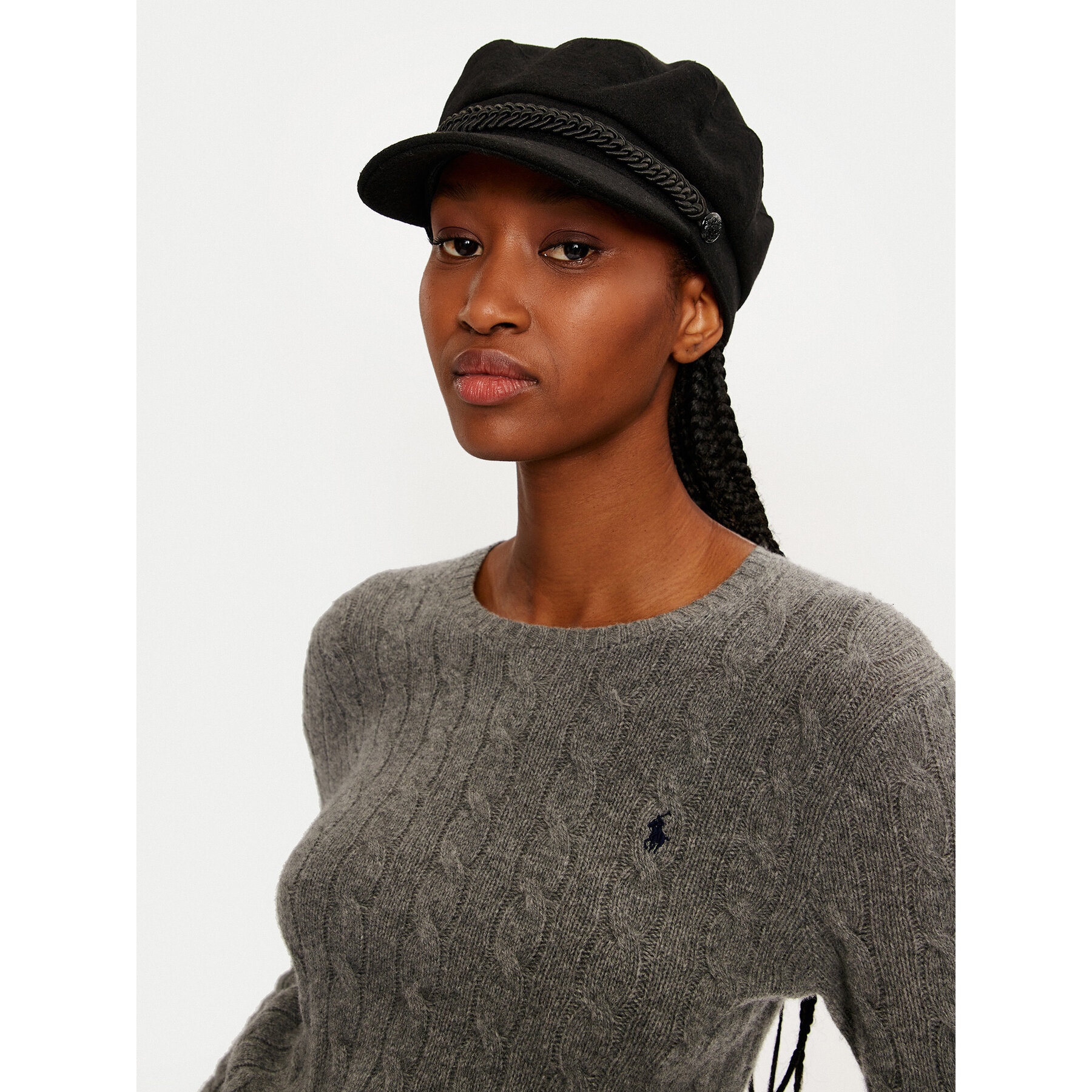 Schiebermütze LAUREN RALPH LAUREN 454960156001 Schwarz, Größe OS