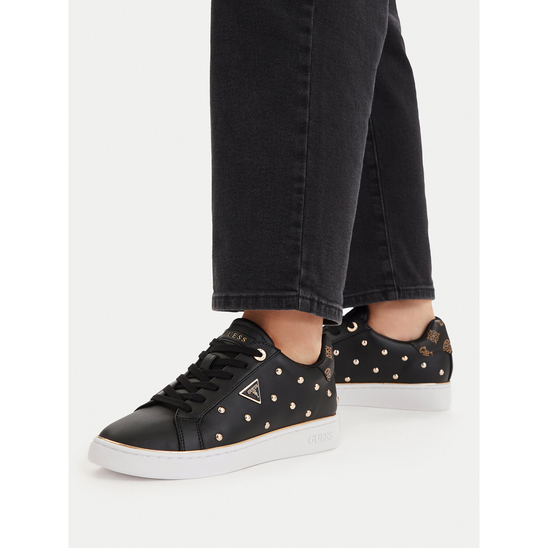 Sneakersy Guess FLPBON ELE12 Čierna