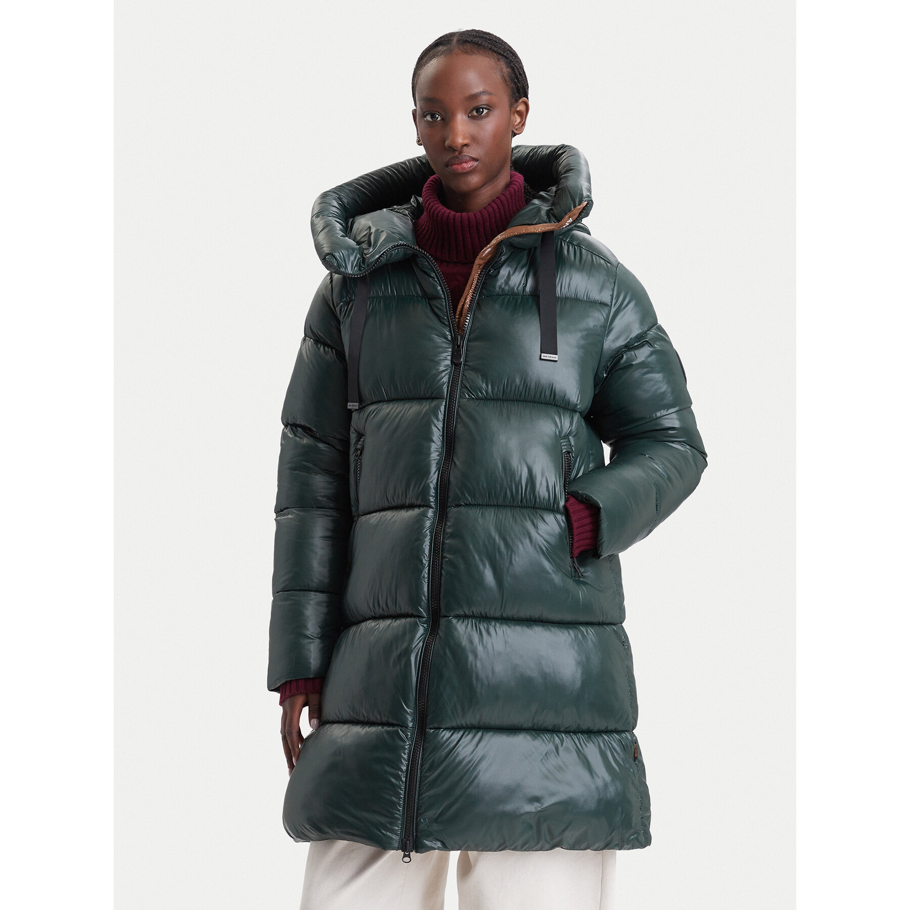Save The Duck Winterjacke D45510W LOVE21 Dunkelgrün Regular Fit