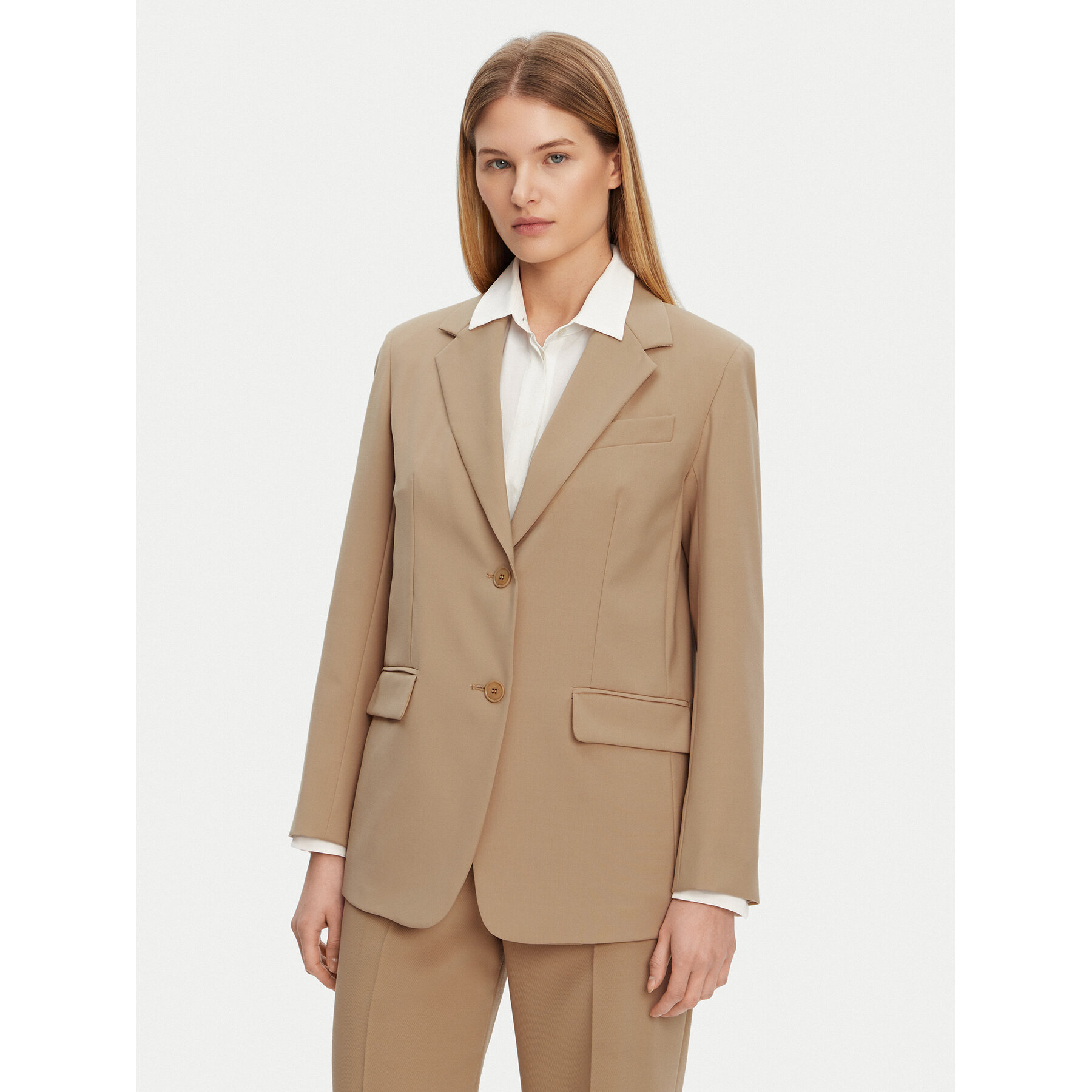 Weekend Max Mara Sakko Materia 2515041091 Beige Regular Fit