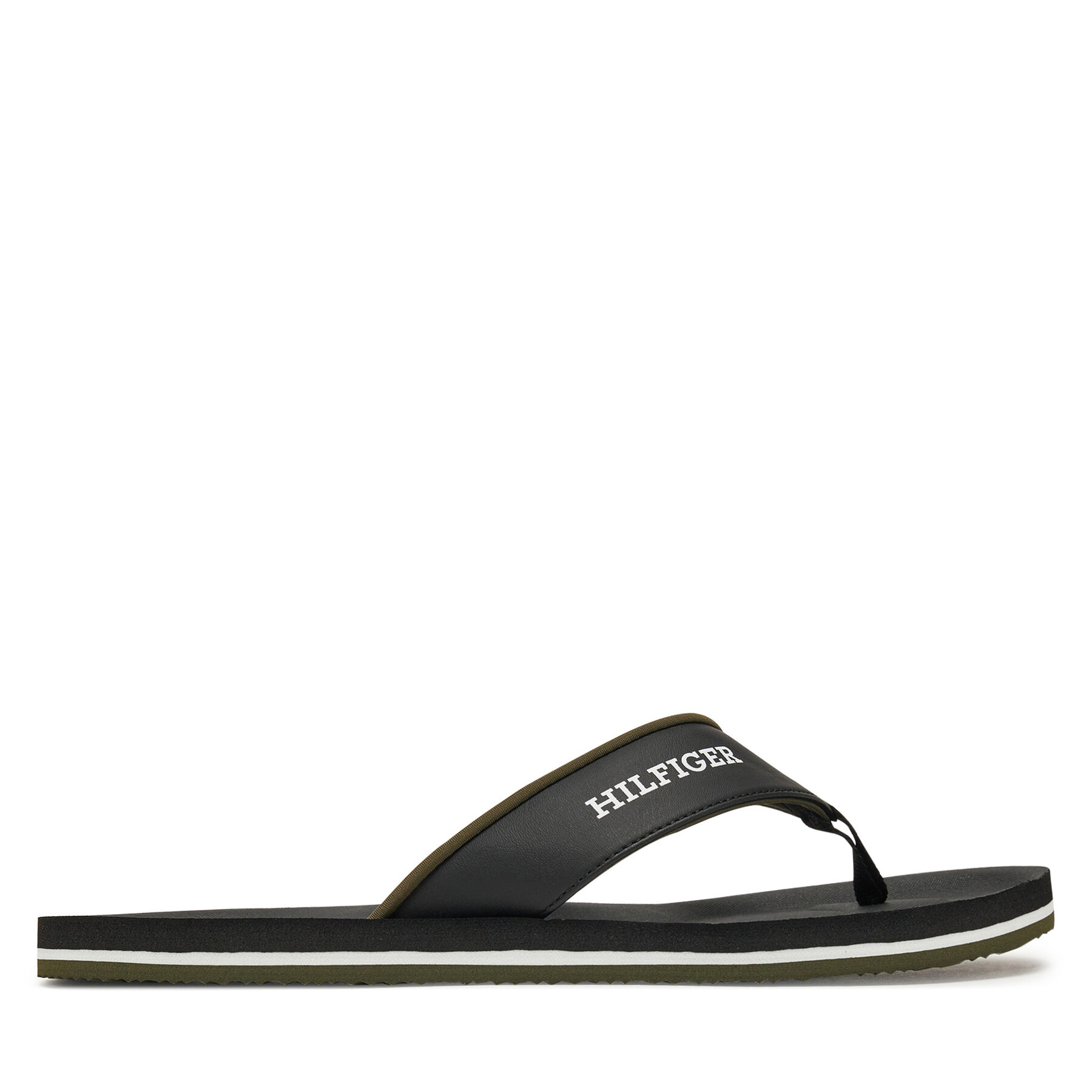 Tommy Hilfiger Σαγιονάρες Tommy Hilfiger Padded Comfort Hilfiger B Sandal FM0FM05440 Μαύρο