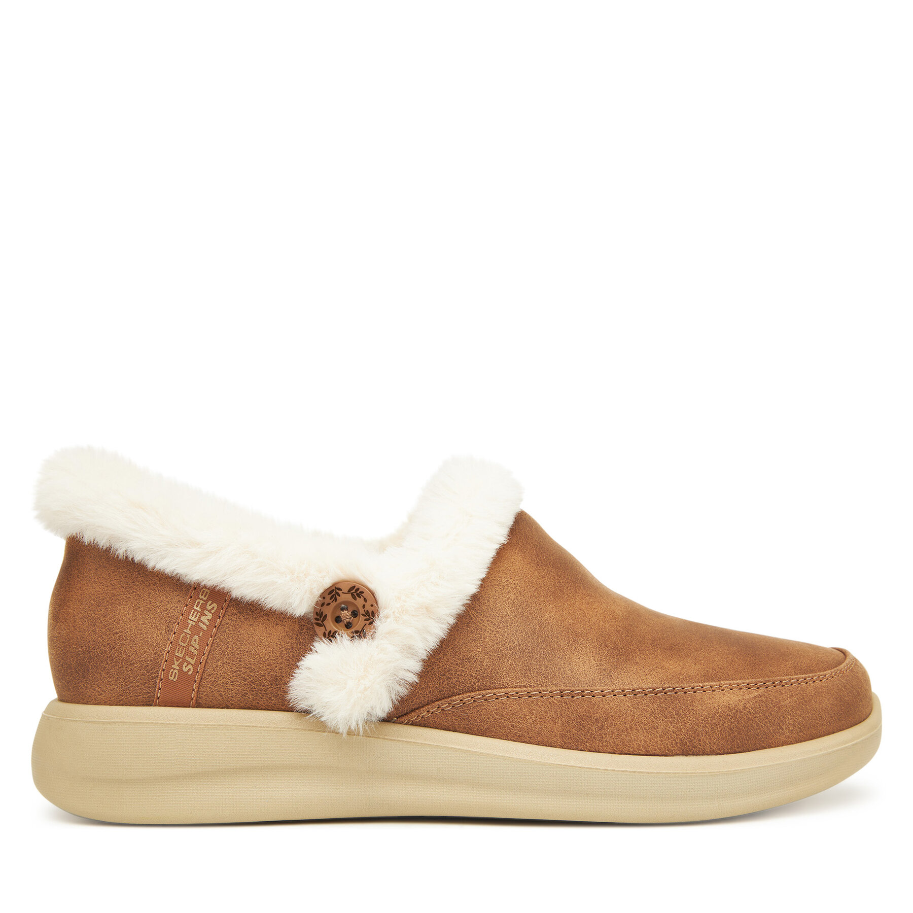 Papuče Skechers Cozy Escape 168114/CSNT Hnedá