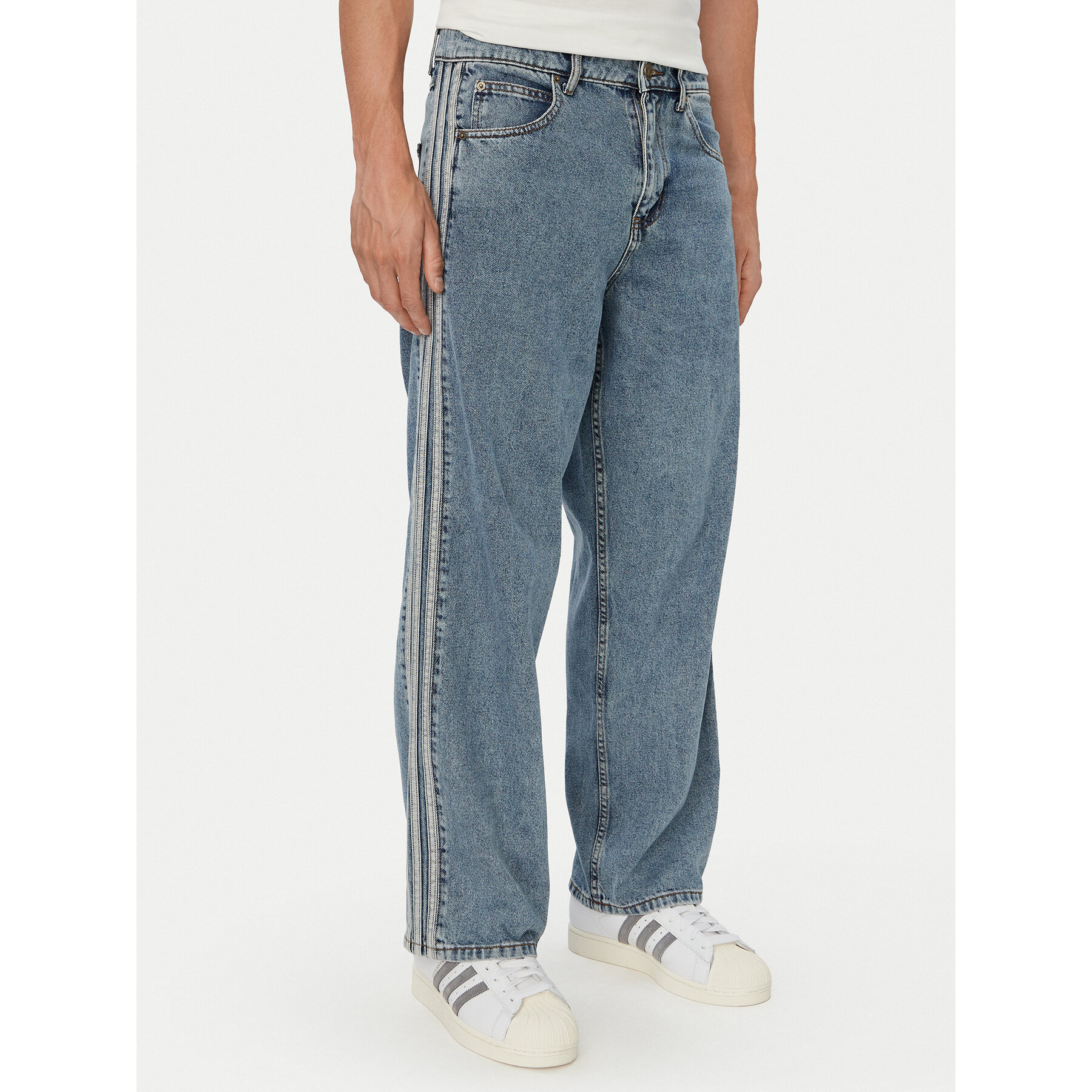 adidas Jeans Firebird Adicolor KS4966 Blau Regular Fit