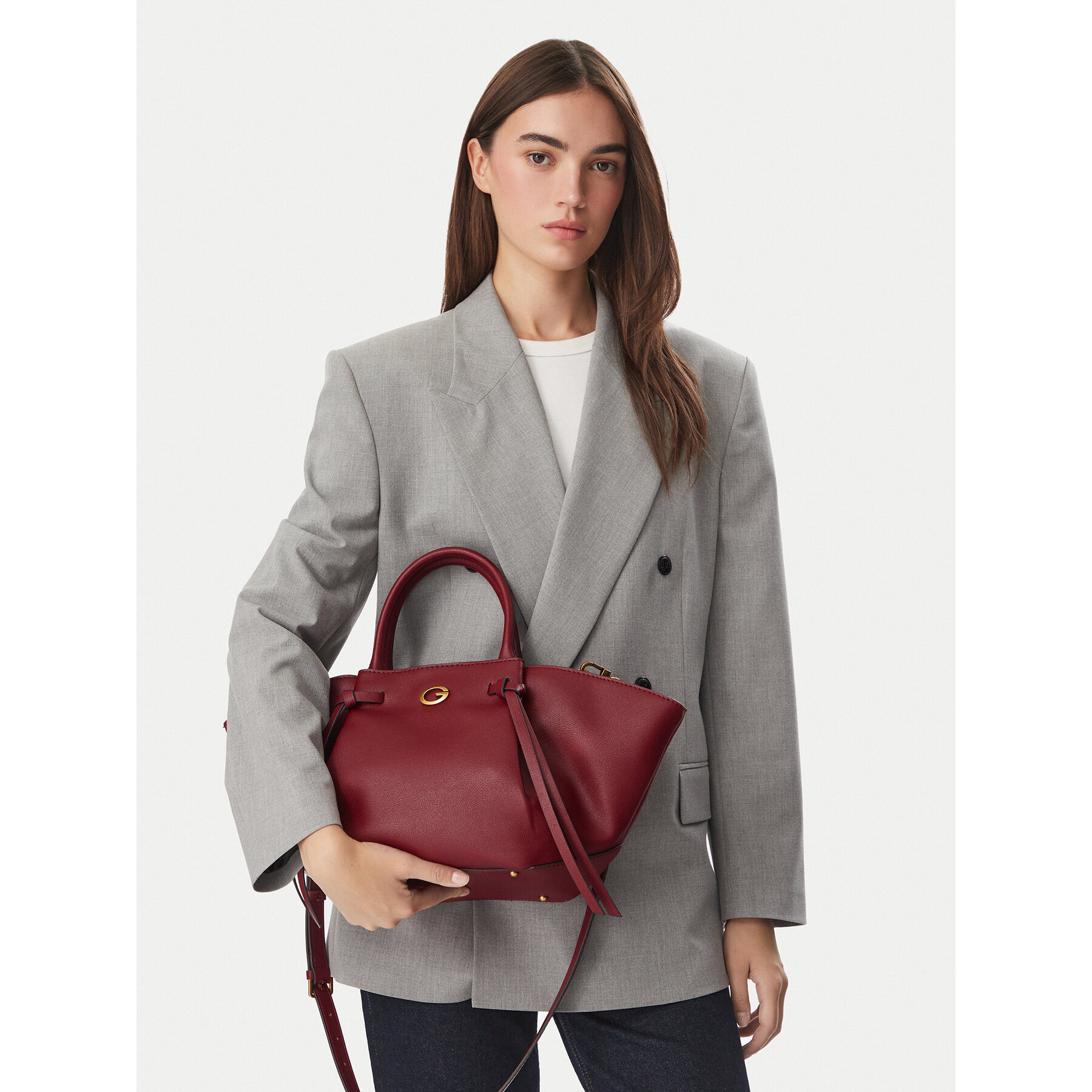 Kabelka Guess Allegra HWBG22 37060 Červená