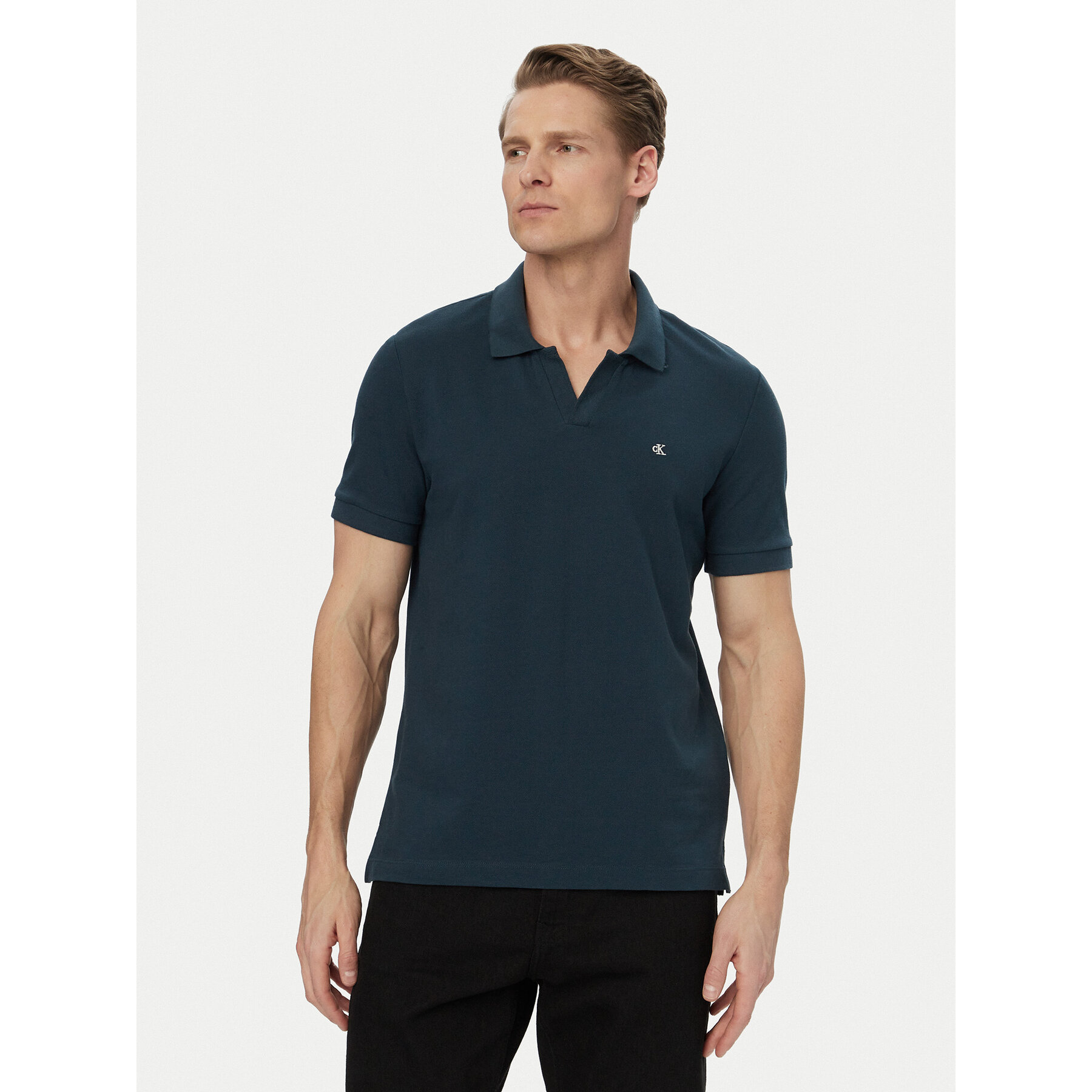 Calvin Klein Jeans Poloshirt LV04RF215G Dunkelblau Regular Fit