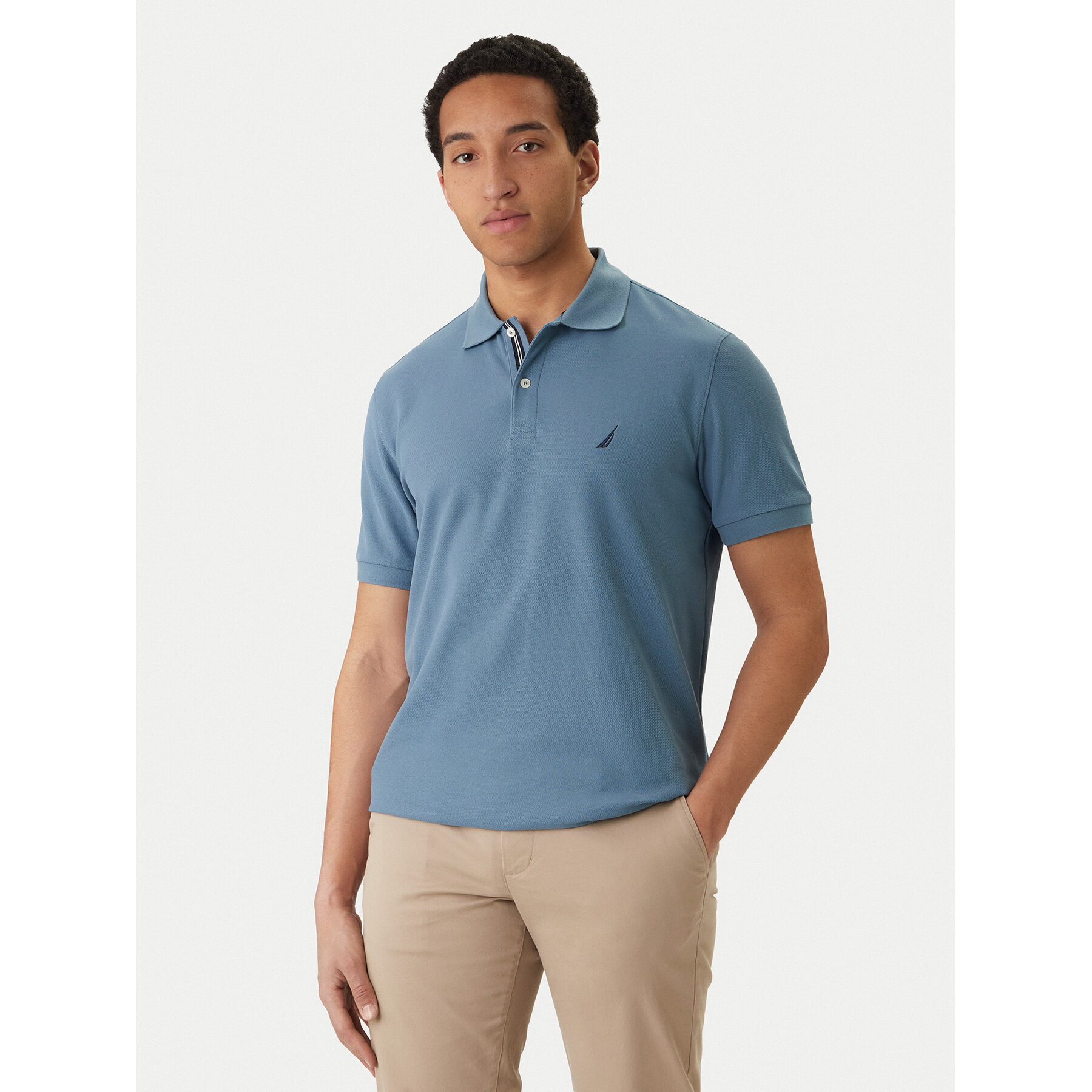 Nautica Polo Cabin NCCR0110 Blu Classic Fit