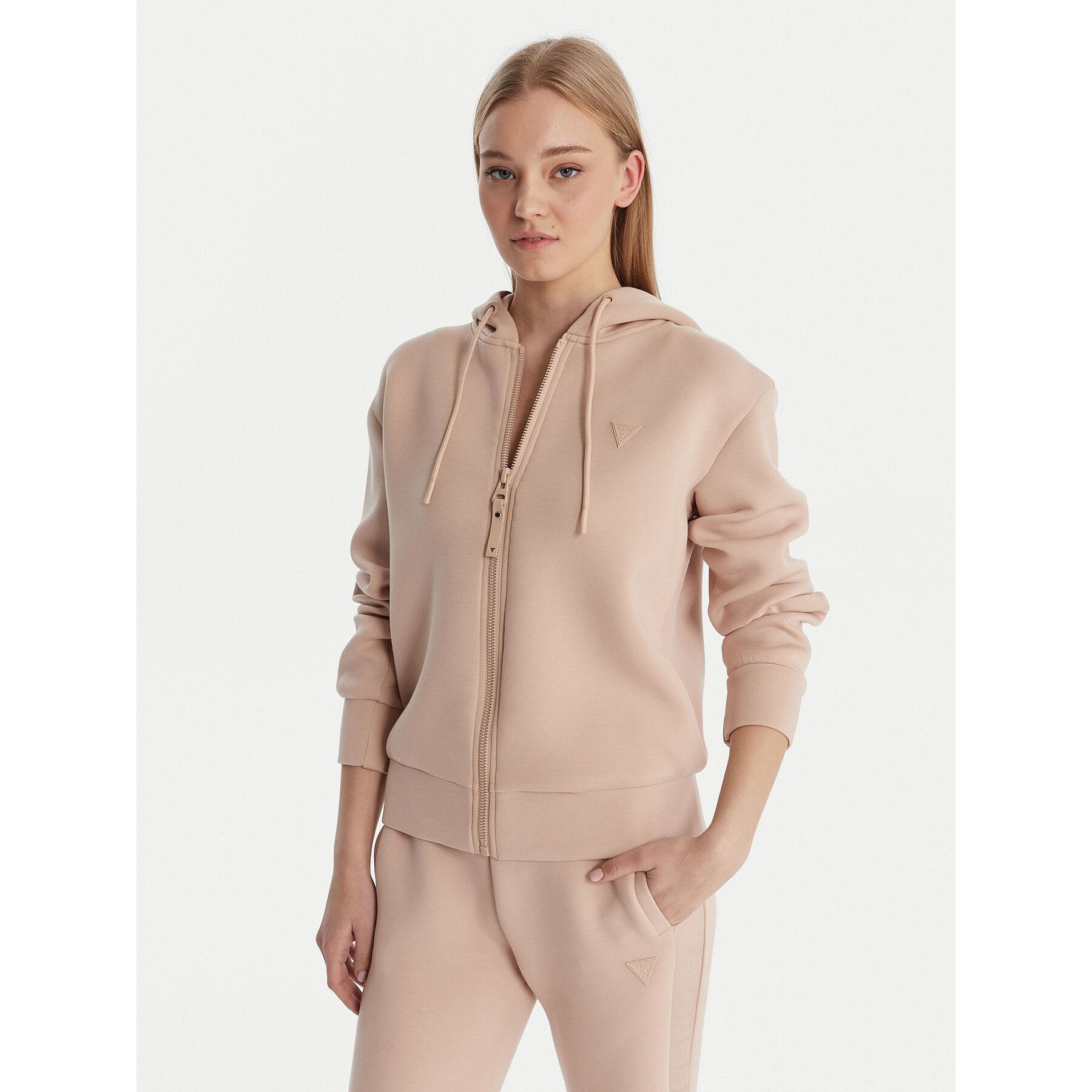 Guess Sweatshirt V3RQ11 K7UW2 Beige Regular Fit