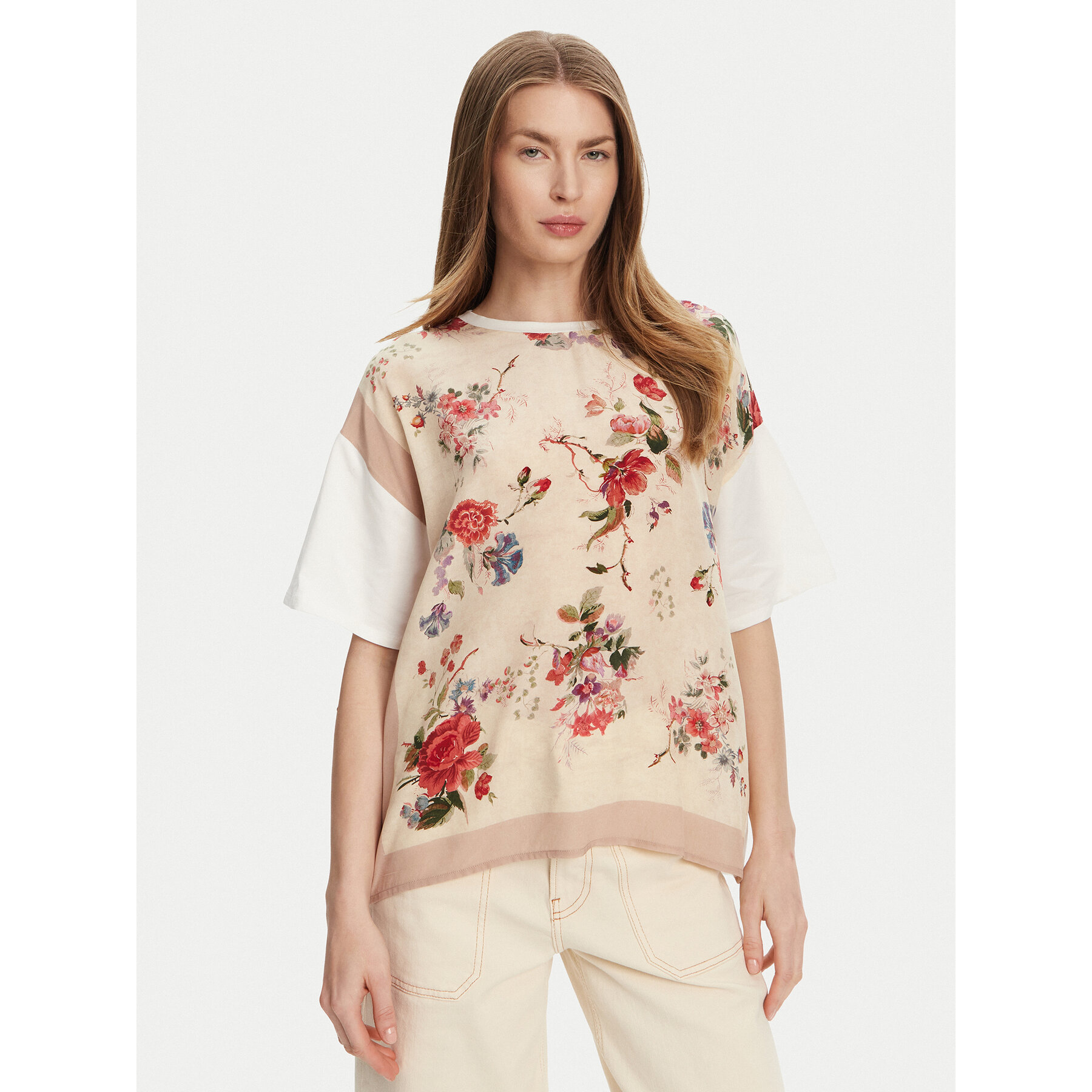 Weekend Max Mara Weekend Max Mara T-Shirt Pampas 2515941082 Μπεζ Relaxed Fit