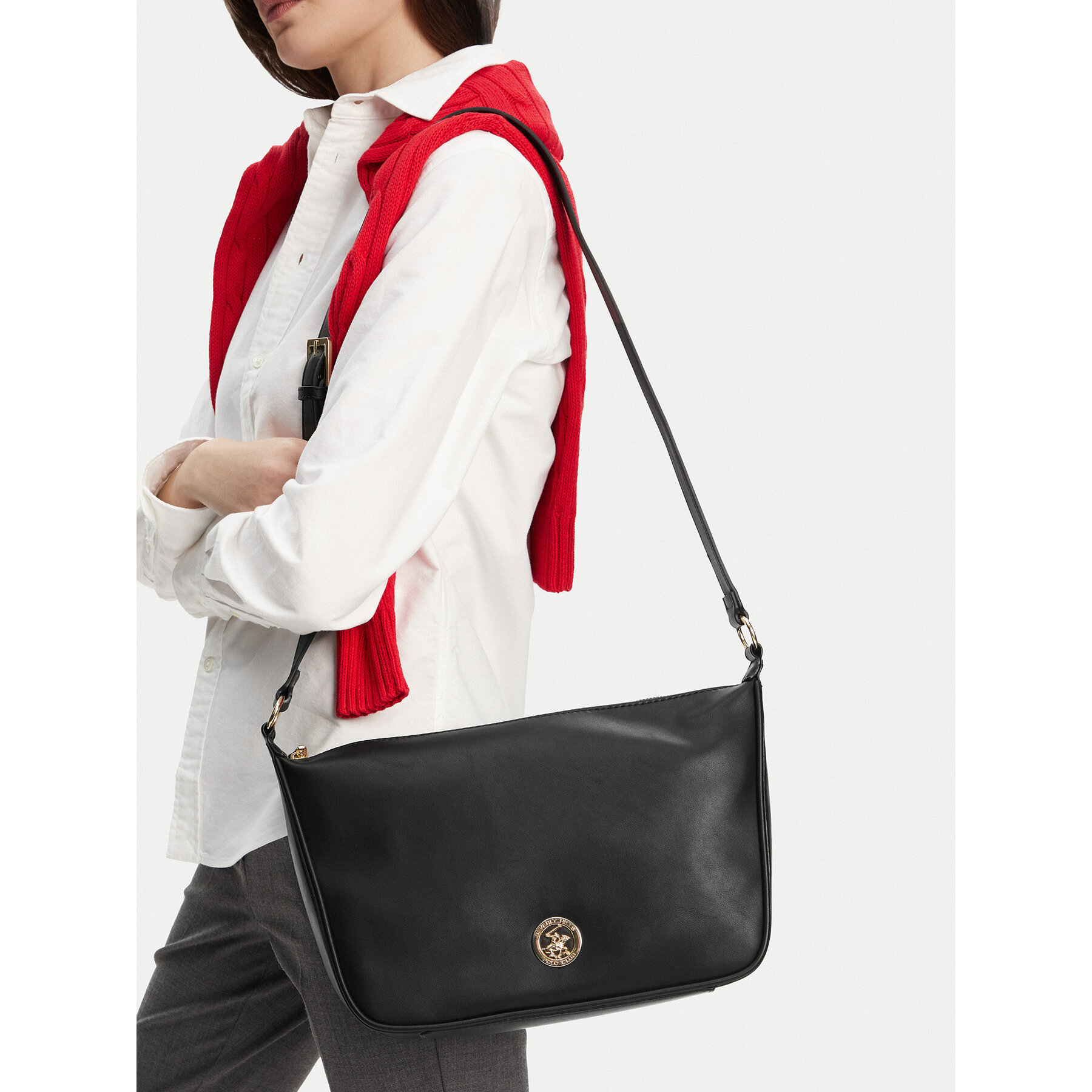 Kabelka Beverly Hills Polo Club C-BHPC-L-001-08 Čierna