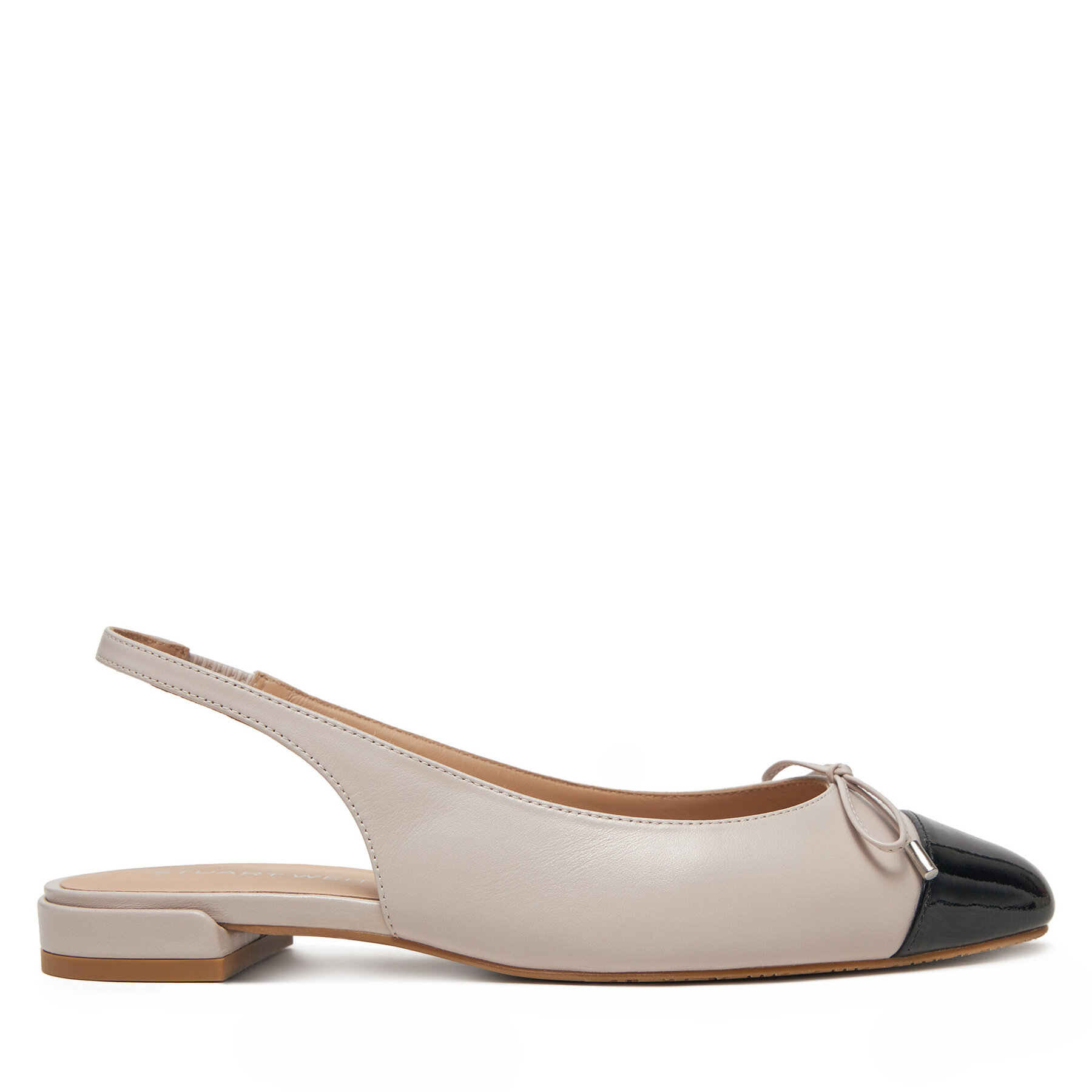 Lodičky Stuart Weitzman Sleek Bow SJ075 Béžová