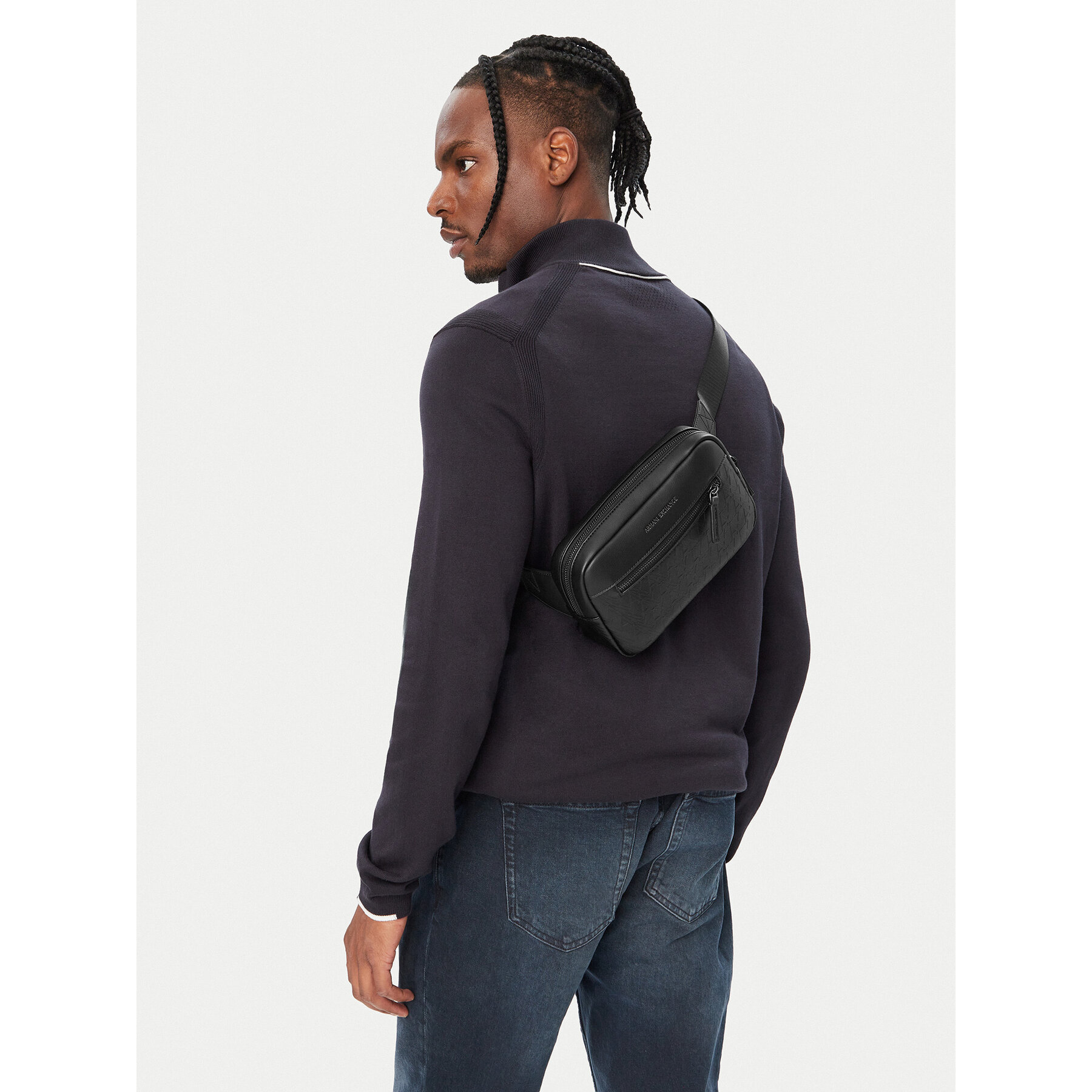 Ledvinka Armani Exchange XM003279 AF26662 UC001 Černá
