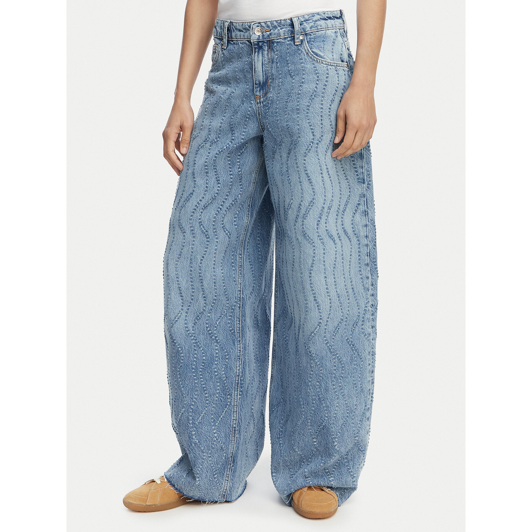 Liu Jo Jeans UA6195 D0316 Blau Wide Leg