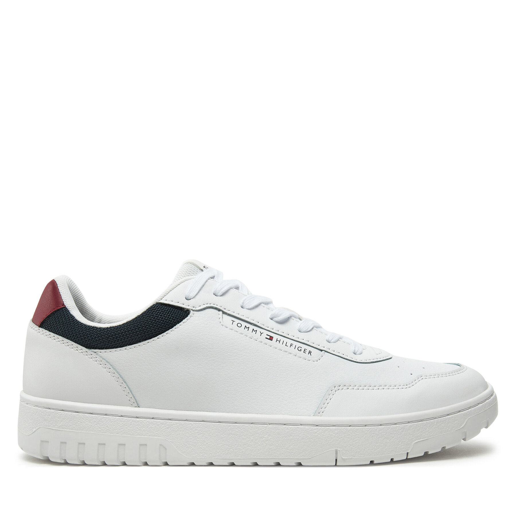 Herren Sneakers Tommy Hilfiger, Schuhgröße 41, Weiß, Th Basket Core Lite Lth FM0FM05369