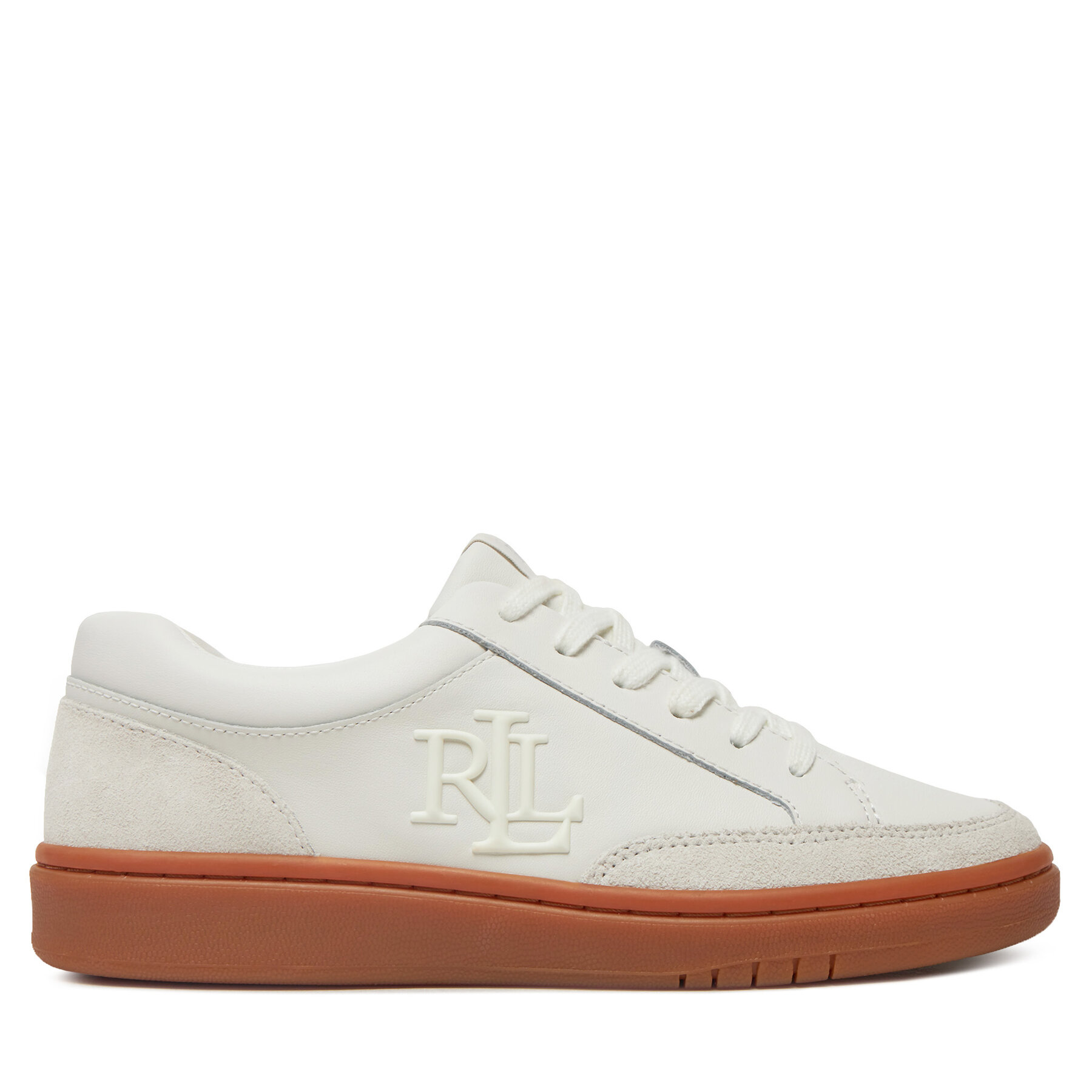 Sneakersy LAUREN RALPH LAUREN Hailey VI 802959240001 Biela