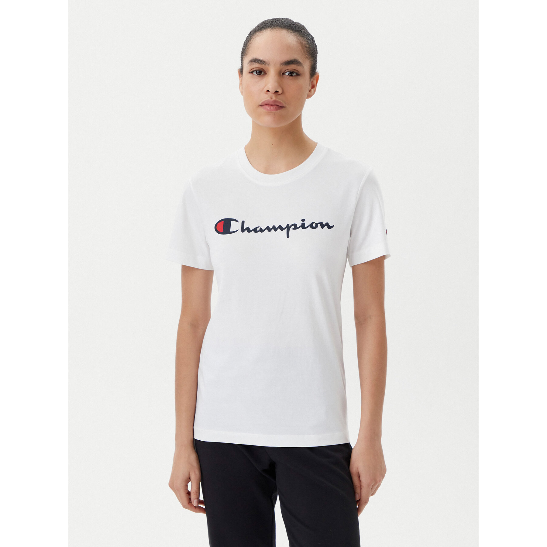 Champion Champion T-Shirt 118090 Λευκό Slim Fit