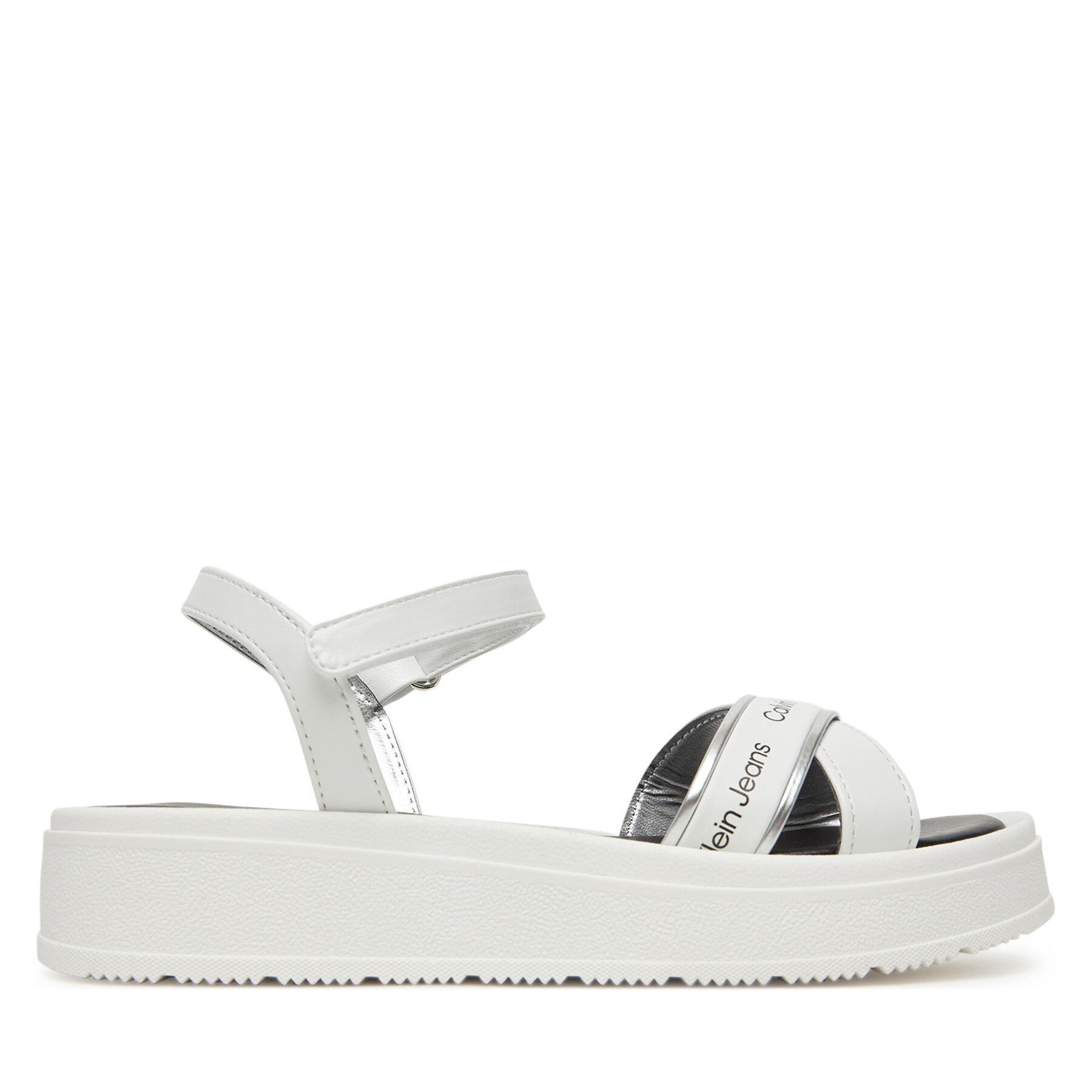 Sandale Calvin Klein Jeans V4A2-82054-0371X S Alb