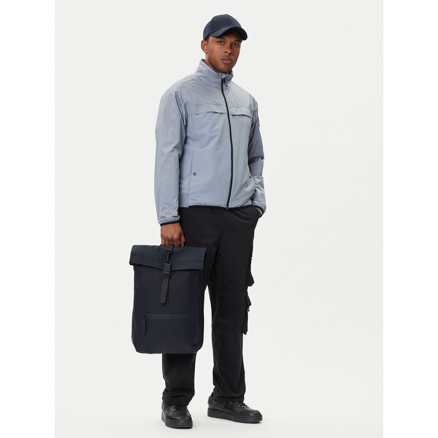 Раница Rains Rolltop Rucksack W3 13320 Тъмносин