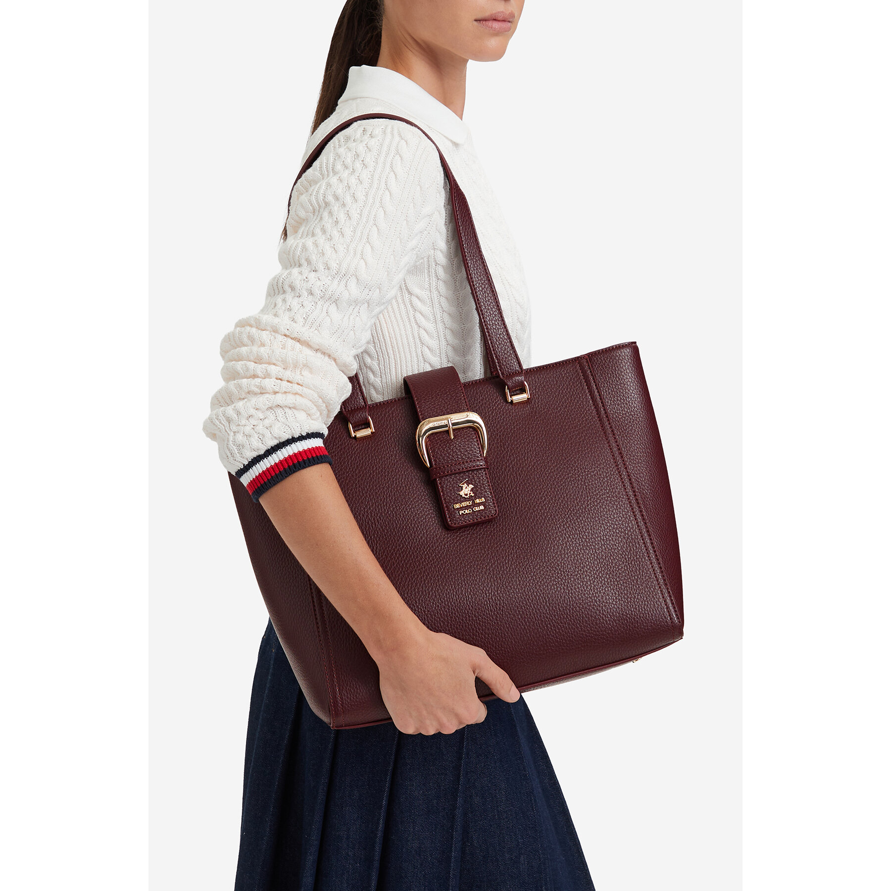 Дамска чанта Beverly Hills Polo Club CEO-BHPC-C-005-10 Бордо