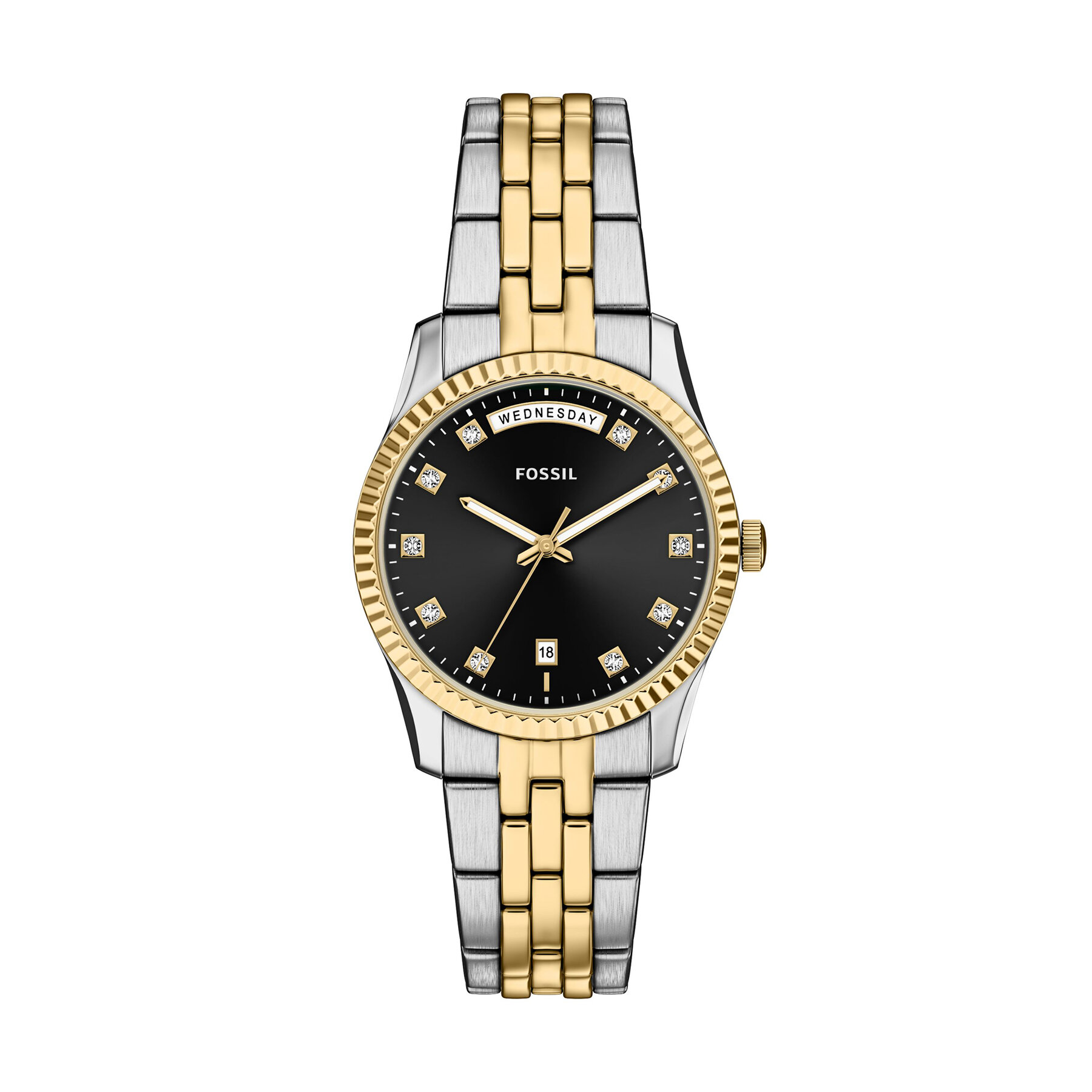 Sat Fossil Scarlette ES5458 Zlatna