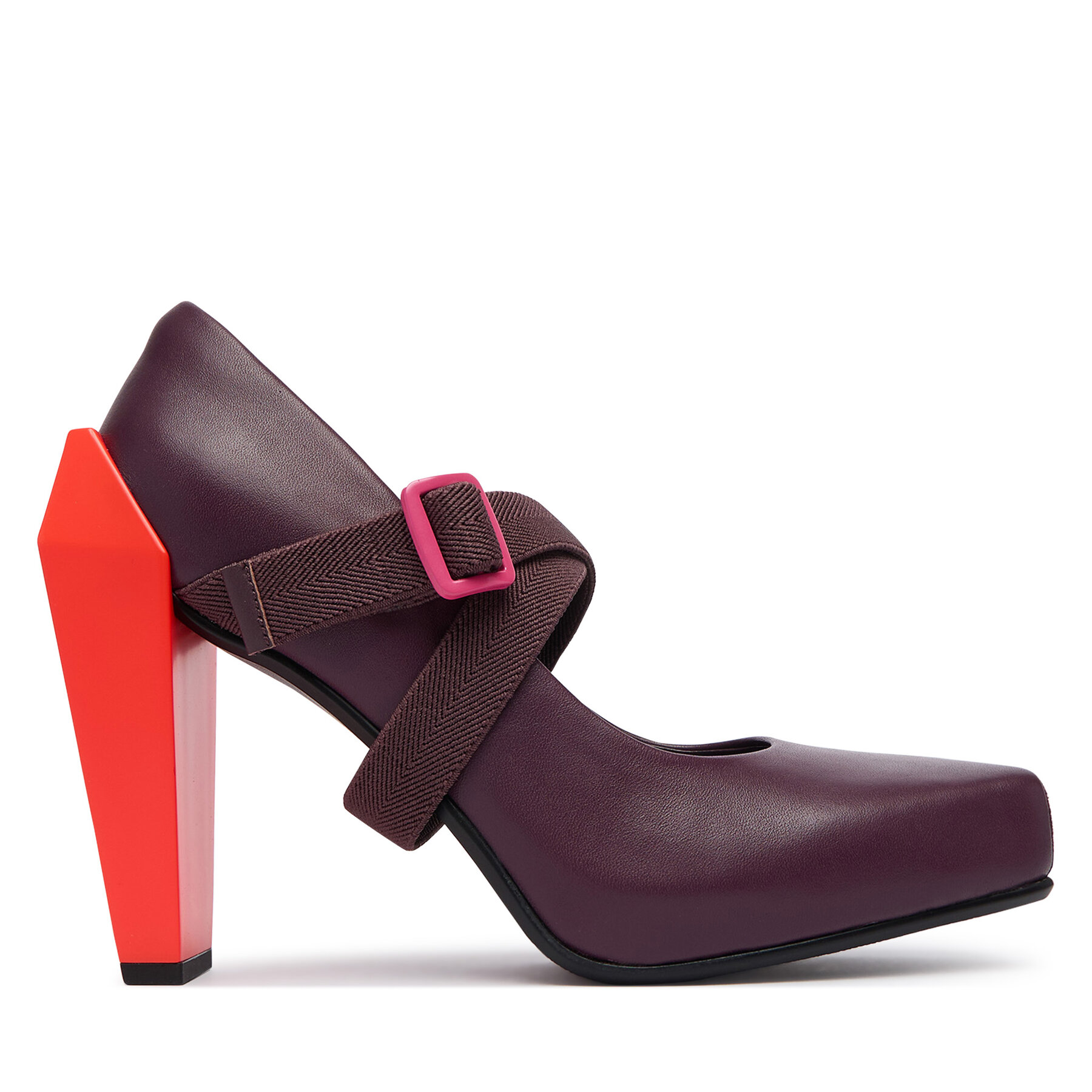Обувки на ток United Nude Gem Swan HI 1102999316 Бордо