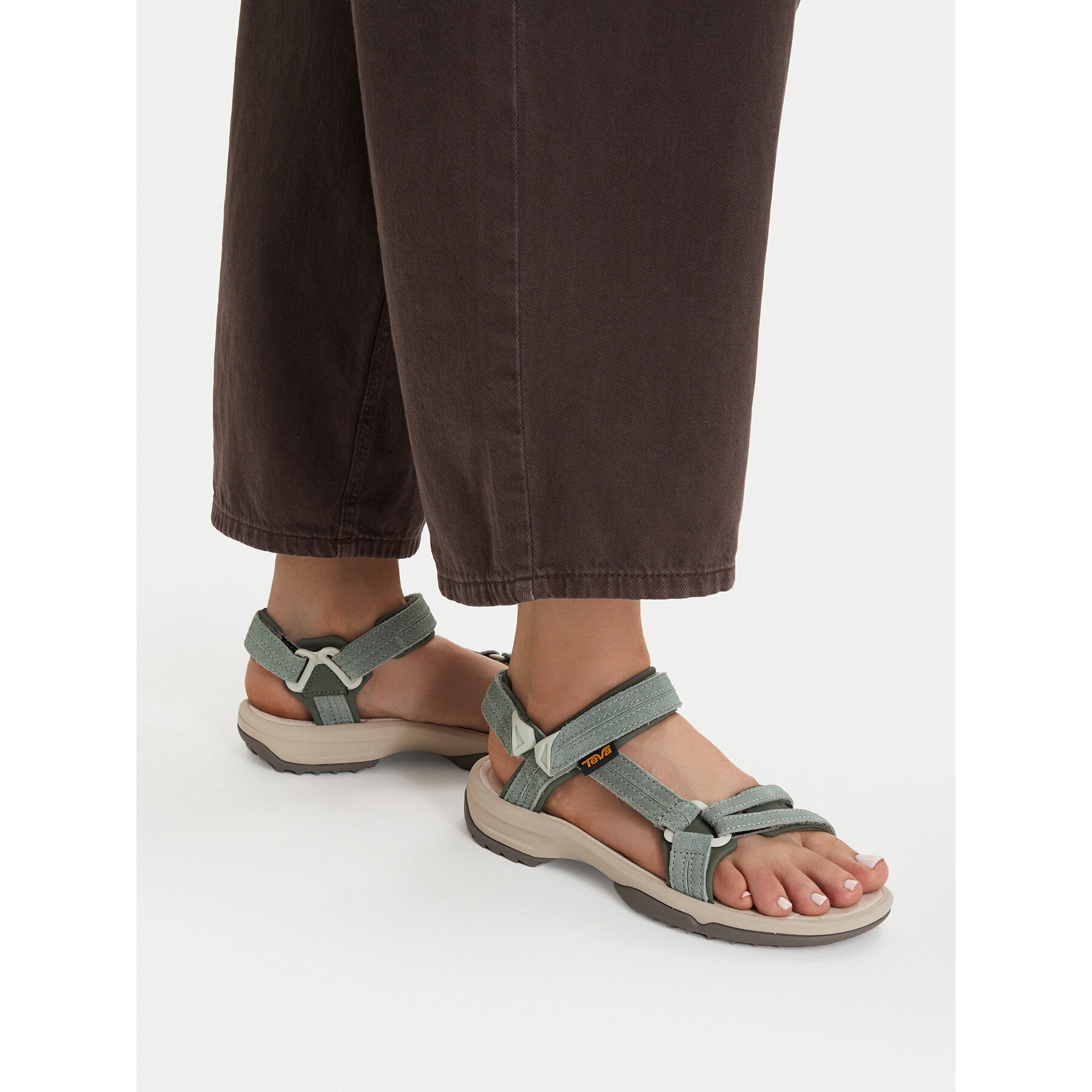 Sandále Teva Terra Fi Lite Suede 1124035 Zelená