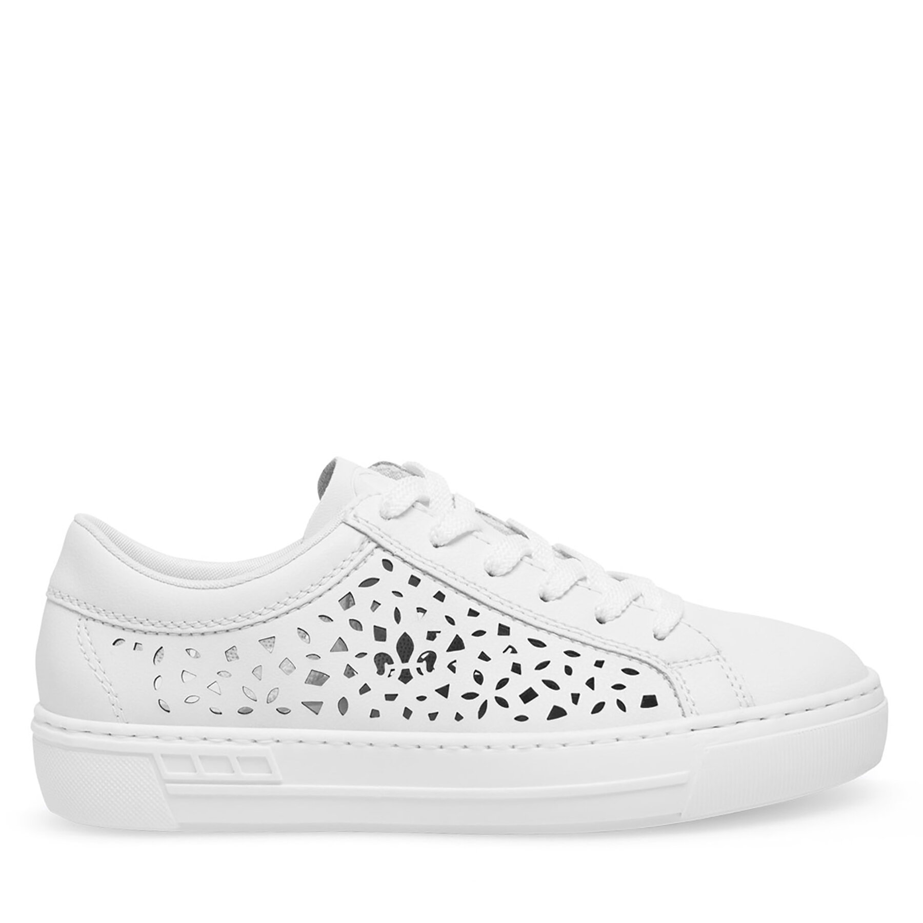Sneakersy Rieker L8831-80 Biela