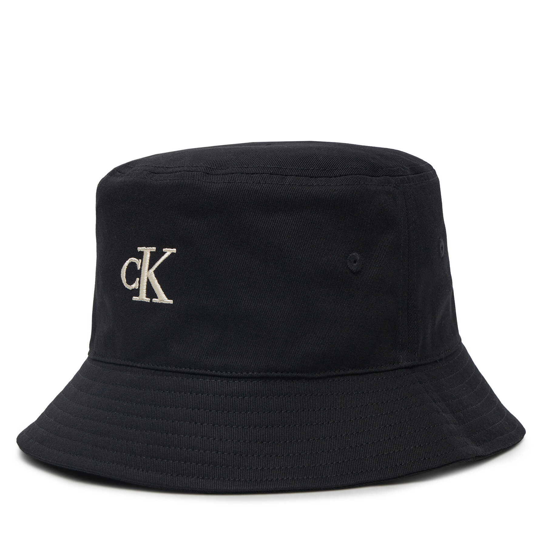 Kalap Calvin Klein Jeans Embroidered Monogram Bucket Hat LV04K5020G Fekete