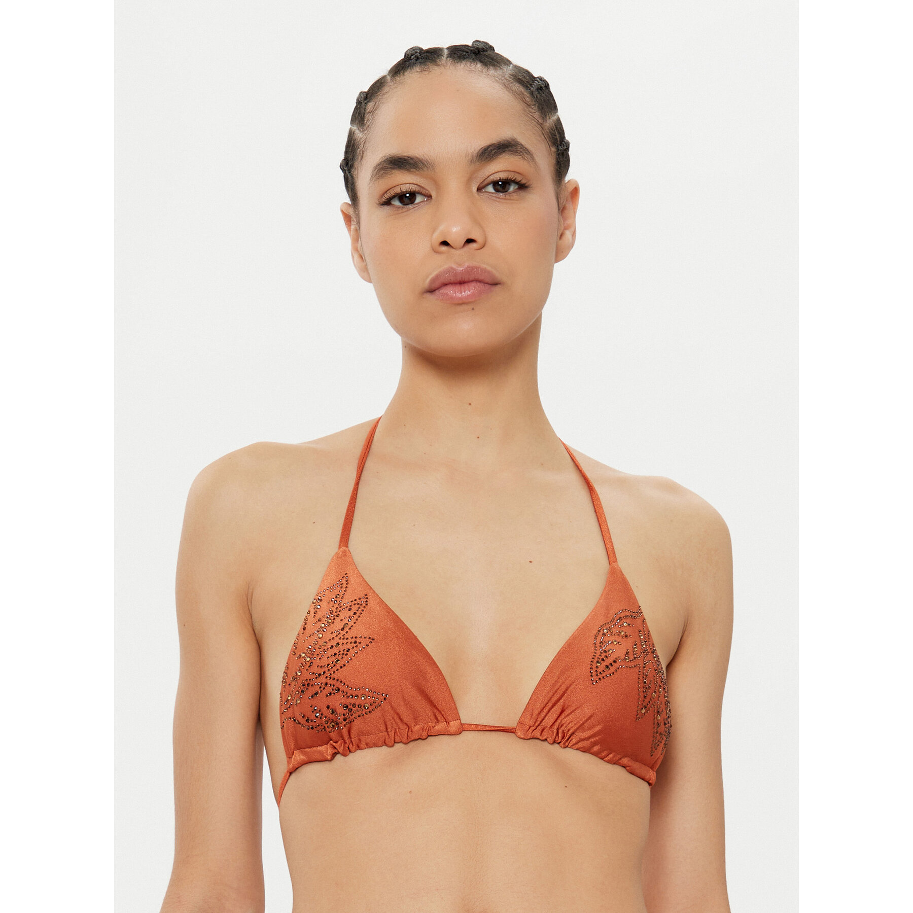 Maaji Bikini-Oberteil Satin Umber Balmy PT3195STR037 Braun