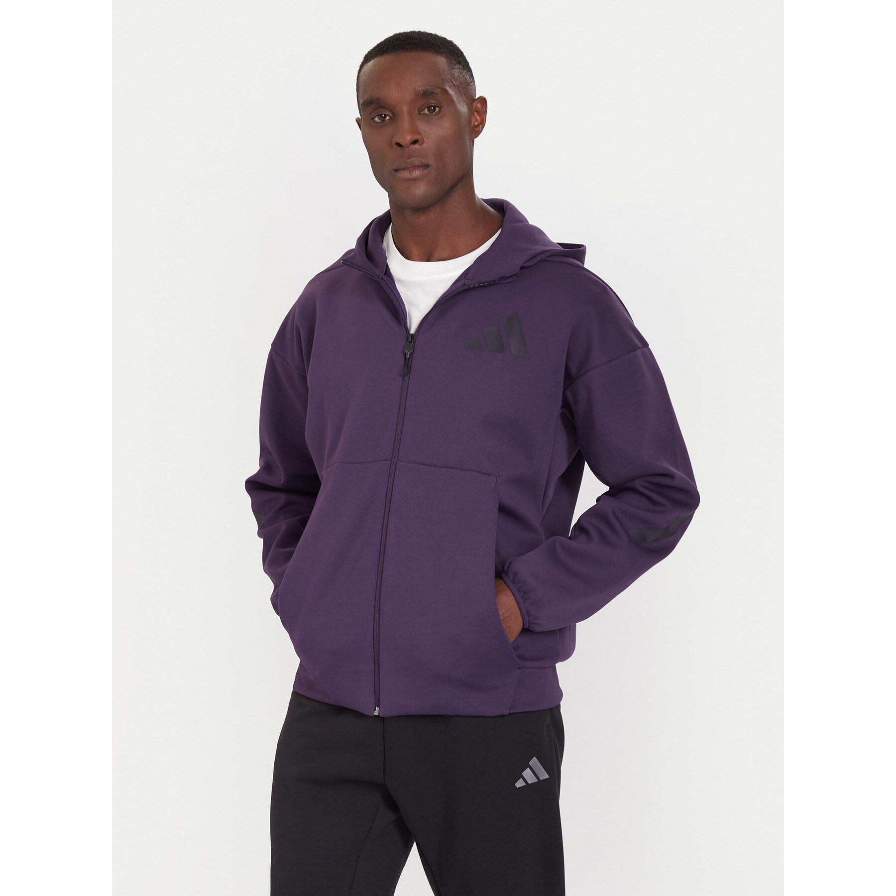 adidas Sweatshirt Z.N.E. KB7124 Violett Regular Fit