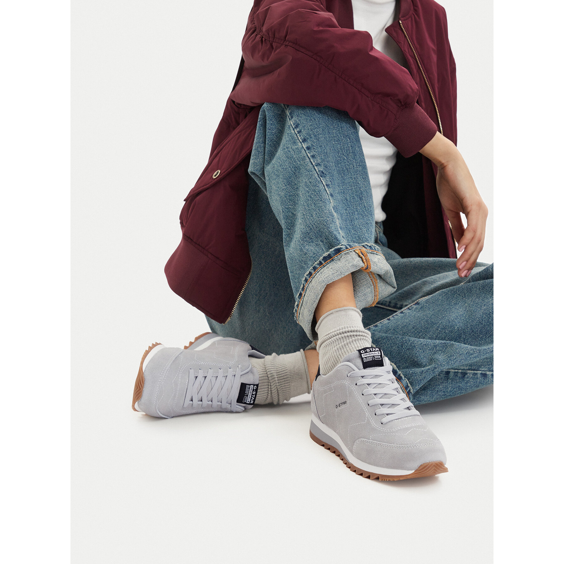 Sneakersy G-Star Raw CEO-25SCW160 Svetlosivá
