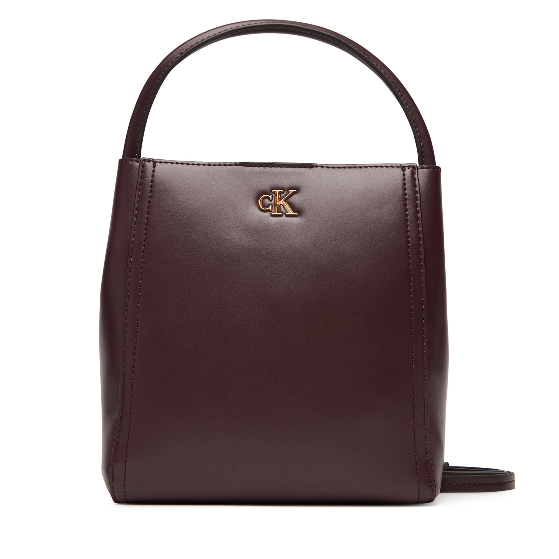 Geantă Calvin Klein Ck Bucket With Strap LV04F3174G Vișiniu