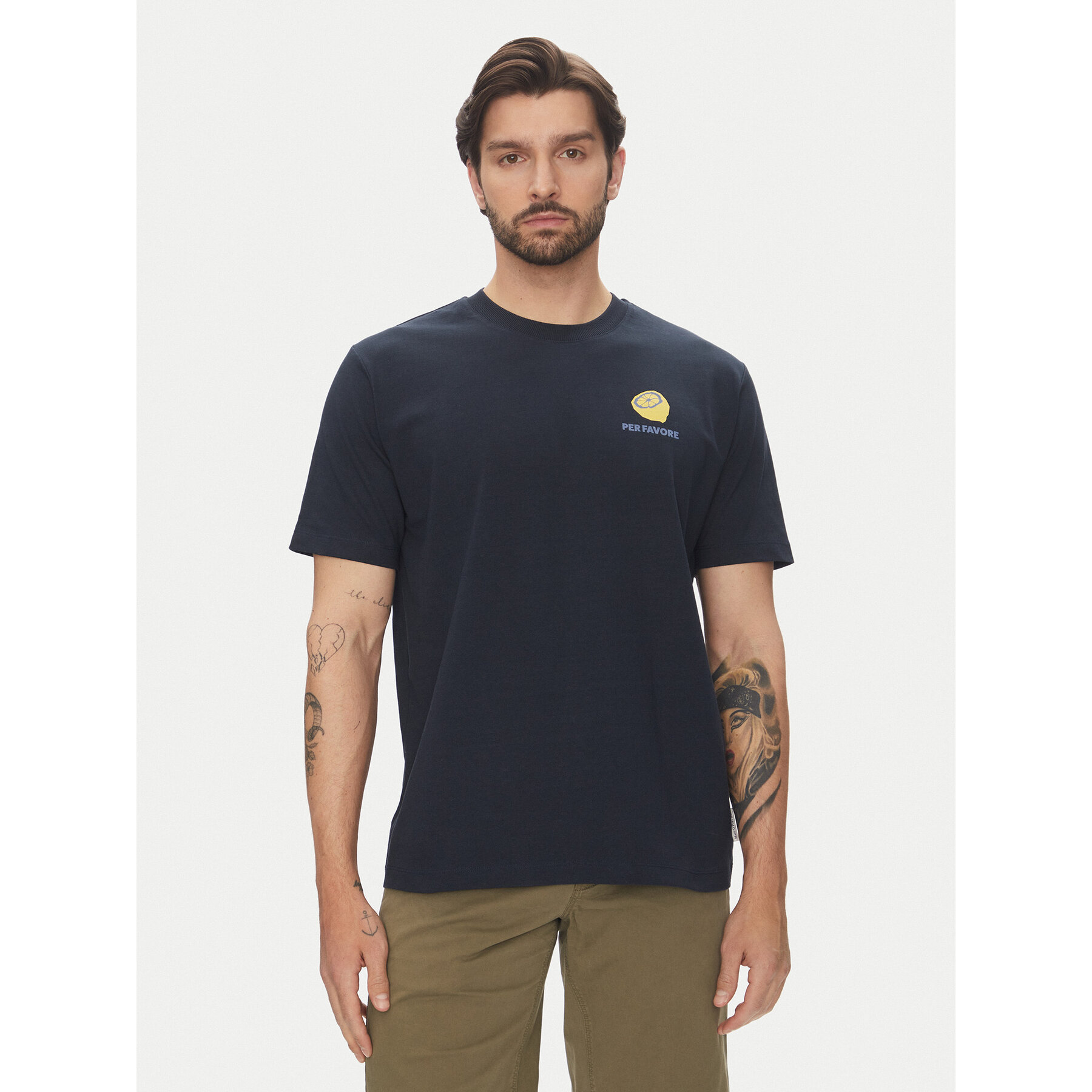 Marc O'Polo Denim Majica 500 0007 263 Mornarsko modra Oversize