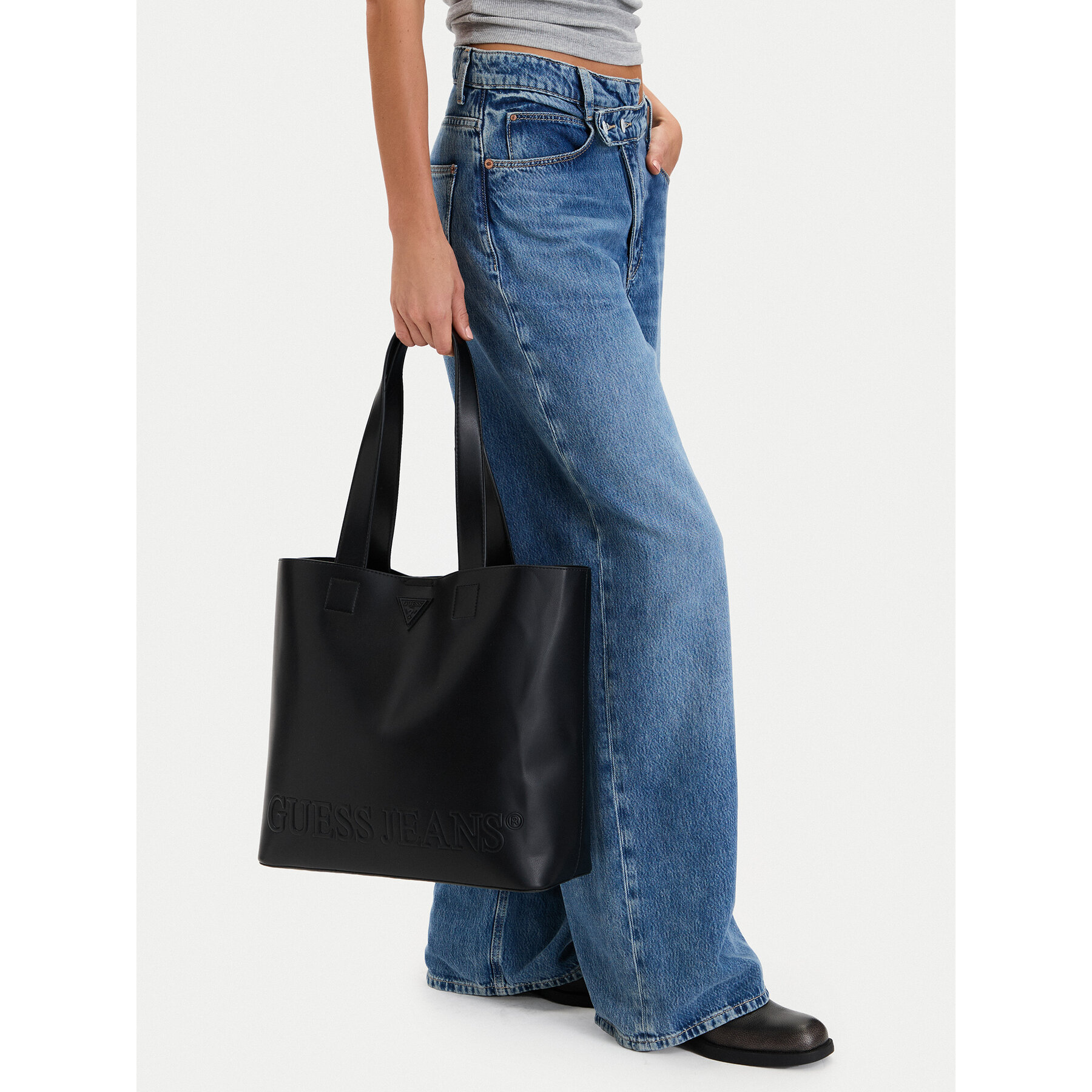 Τσάντα Guess Jeans CWBEO-GUESS-B-010-09 Μαύρο