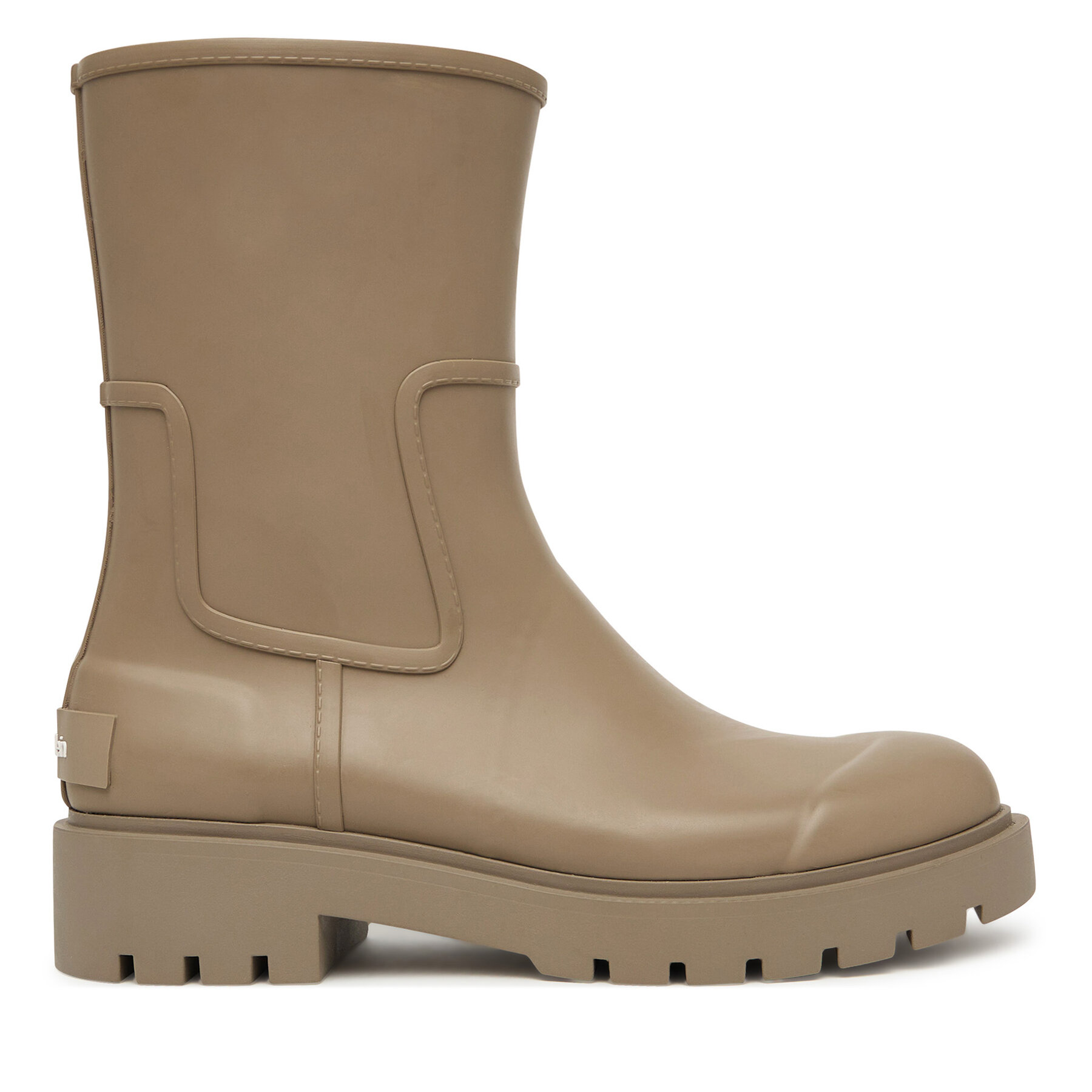 Gumáky Calvin Klein Jeans Mid Rainboot Rubber YW0YW02004 Hnedá