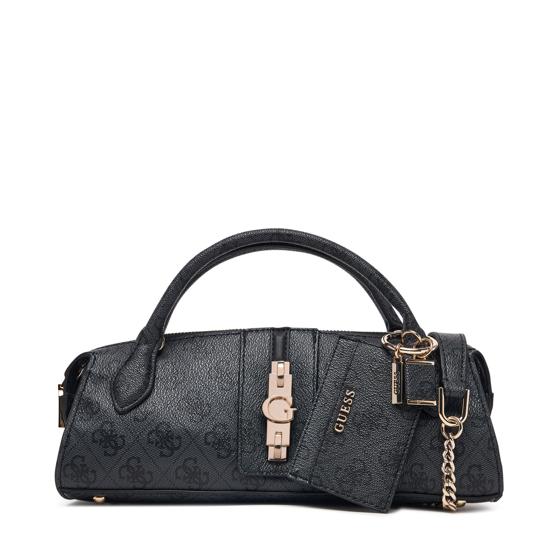 Geantă Guess Yvonne Logo Mini HWSG23 78760 Gri închis