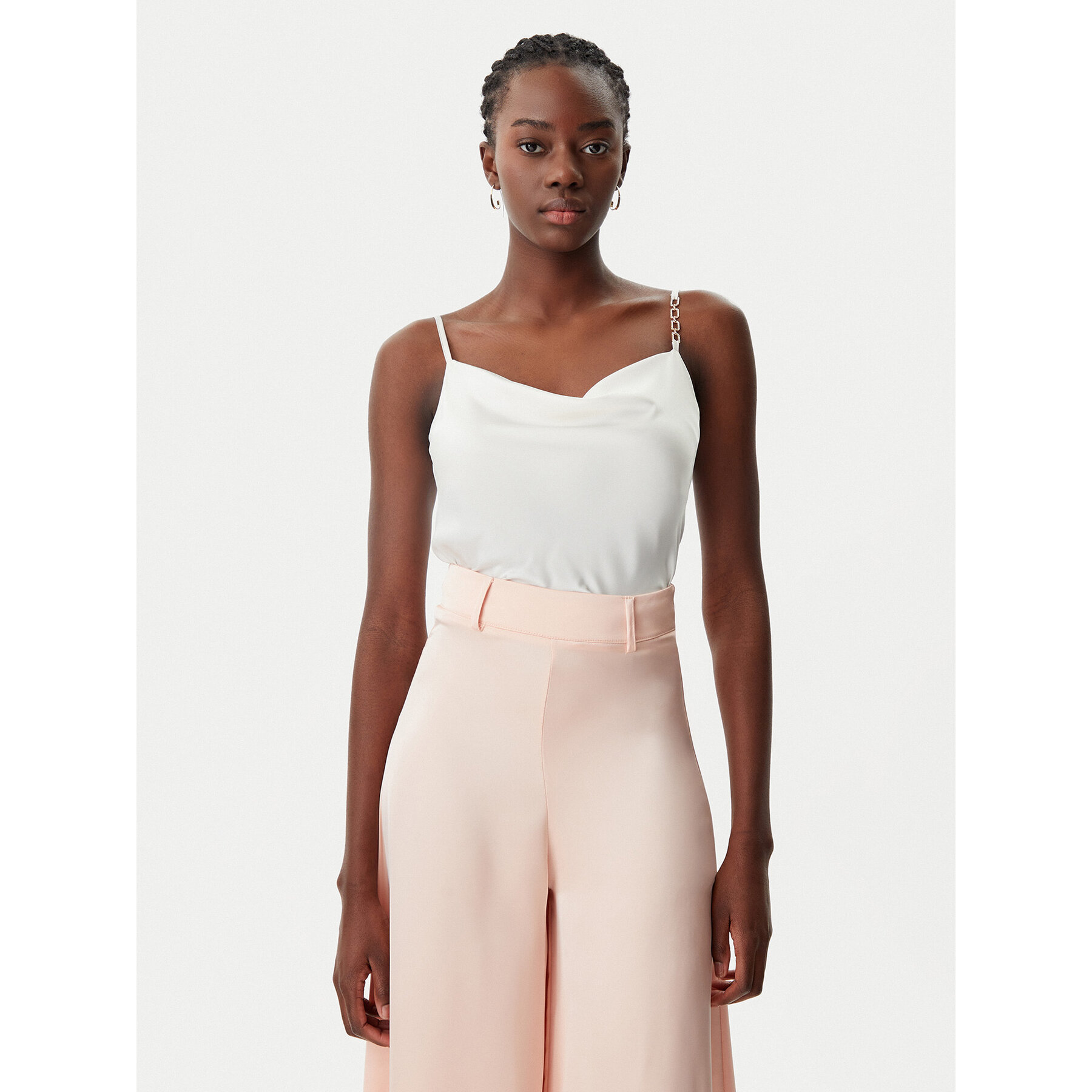 Rinascimento Top CFC0019818002 Bianco Regular Fit