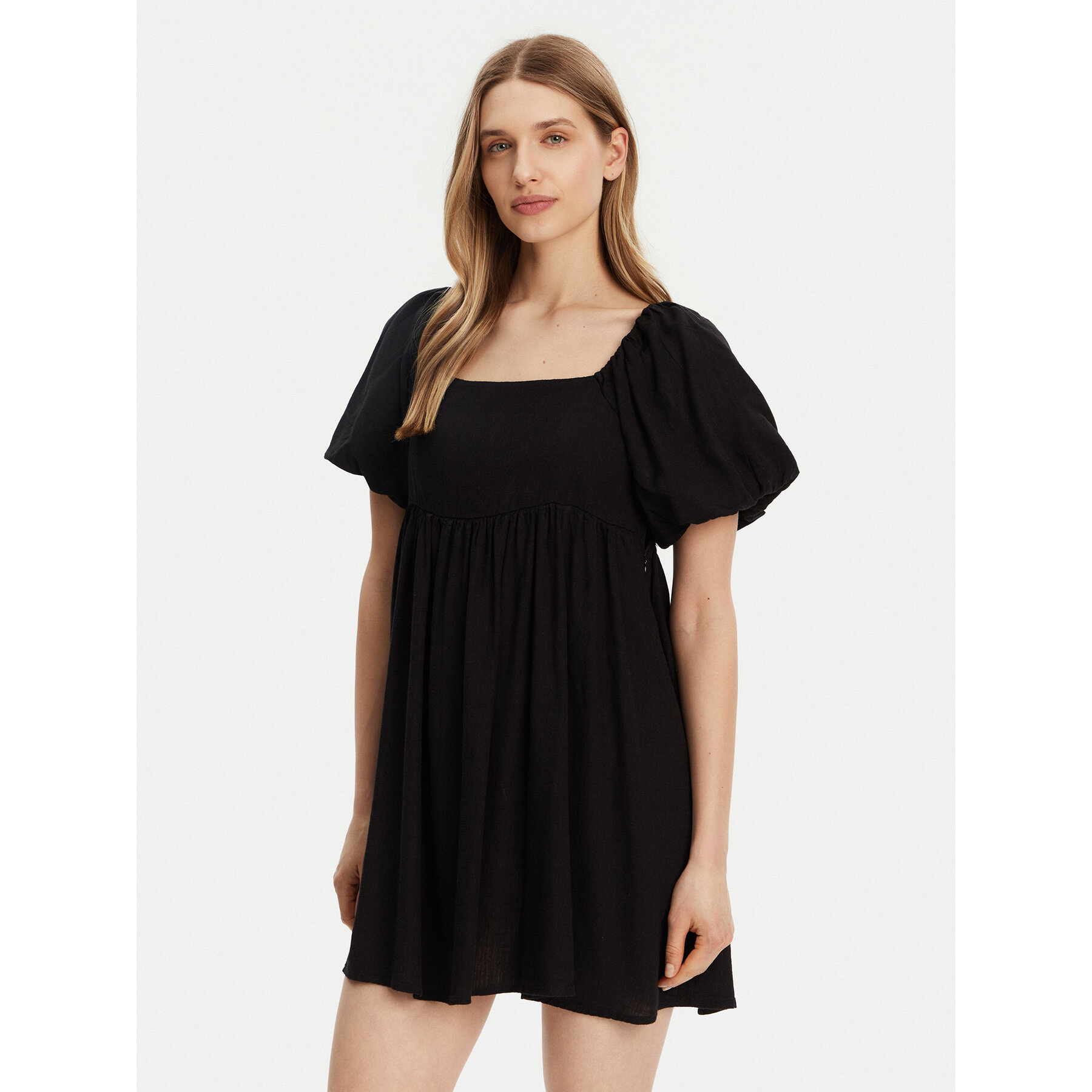 Noisy May Sommerkleid Leilani 27033018 Schwarz Regular Fit