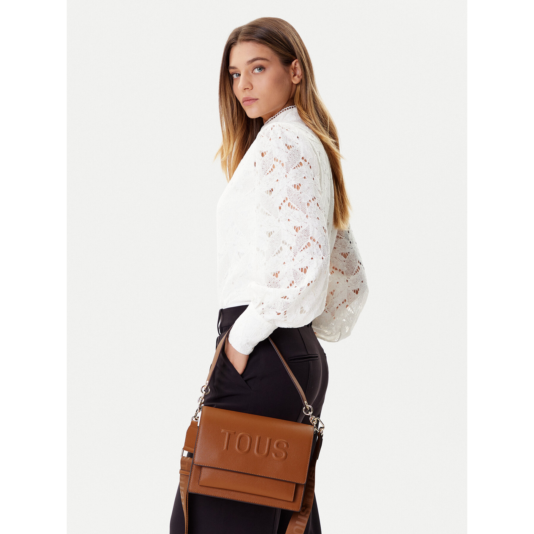 Borsetta TOUS Brenda Audree 2002104944 Marrone