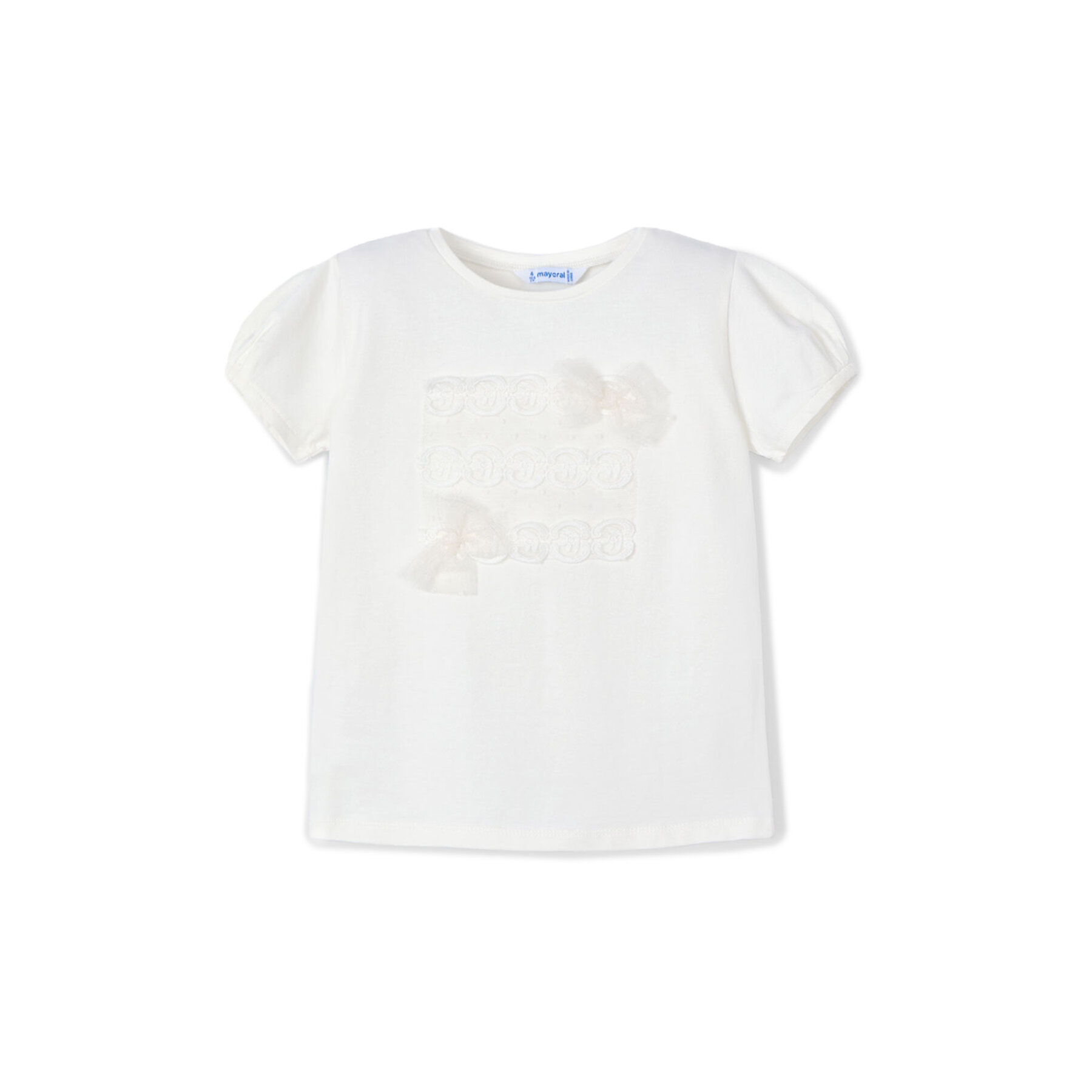 Mayoral Mayoral T-Shirt 3001 Εκρού Regular Fit