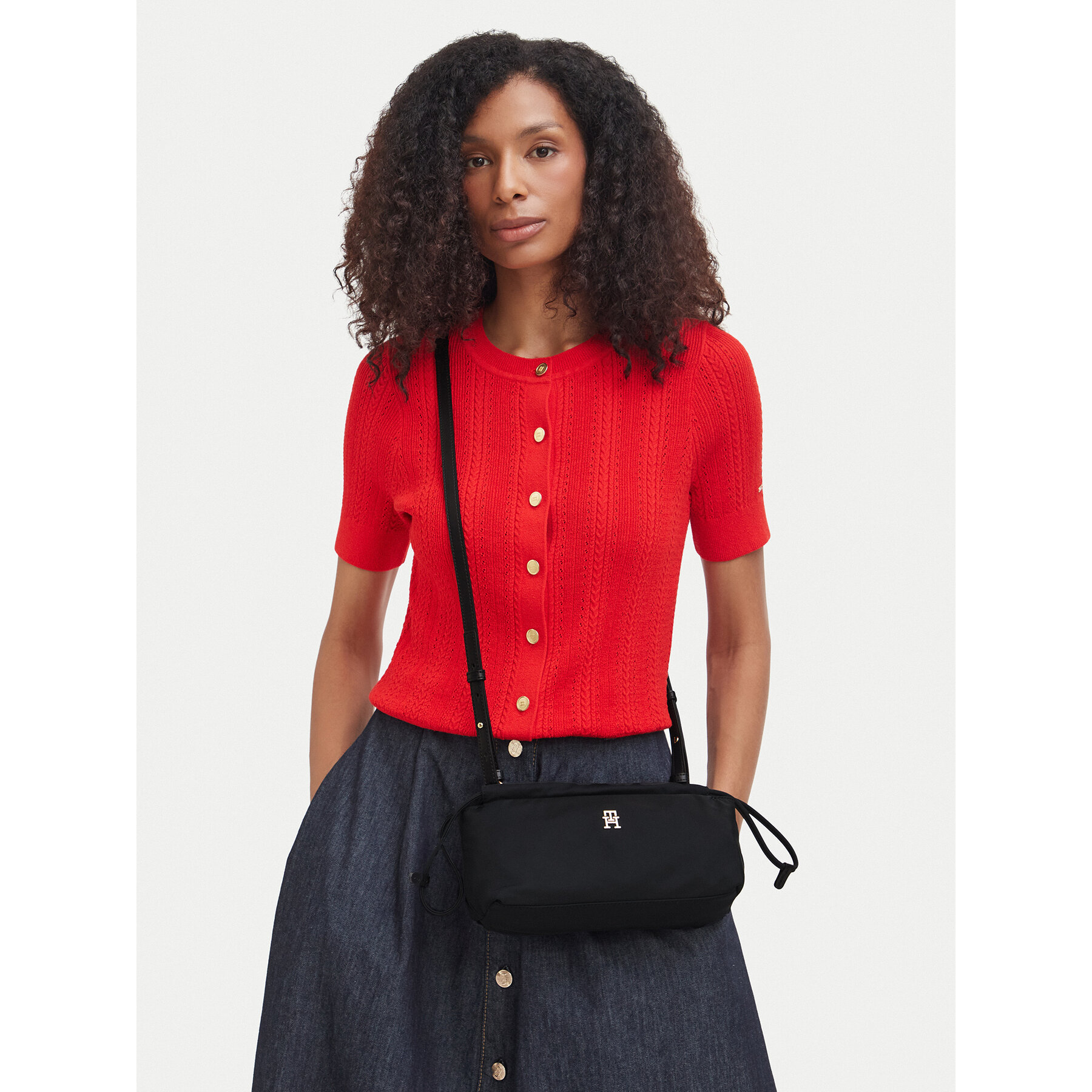 Geantă Tommy Hilfiger AW0AW19174 Negru