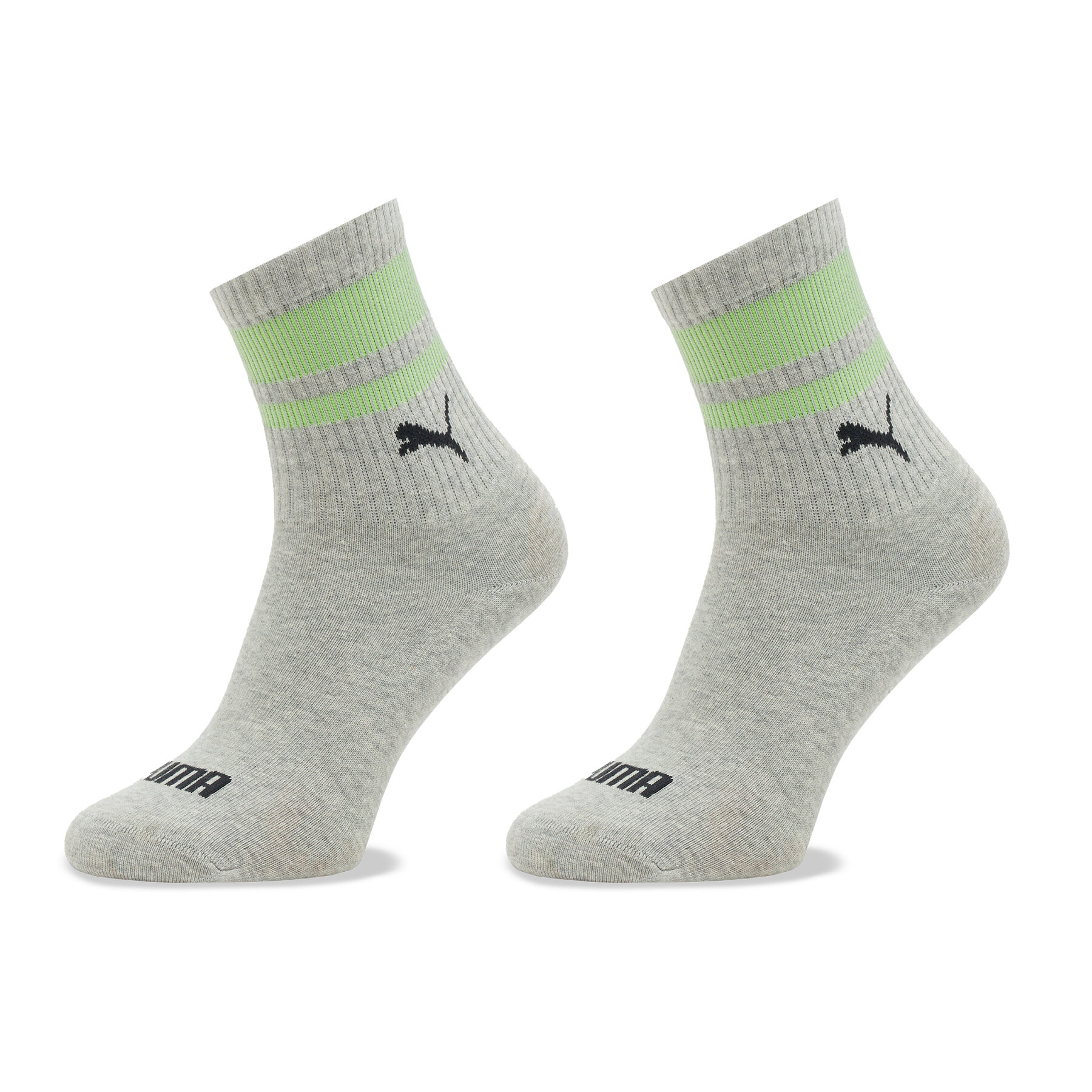 Σετ 2 ζευγάρια ψηλές κάλτσες unisex Puma Unisex Heritage 938022 Γκρι
