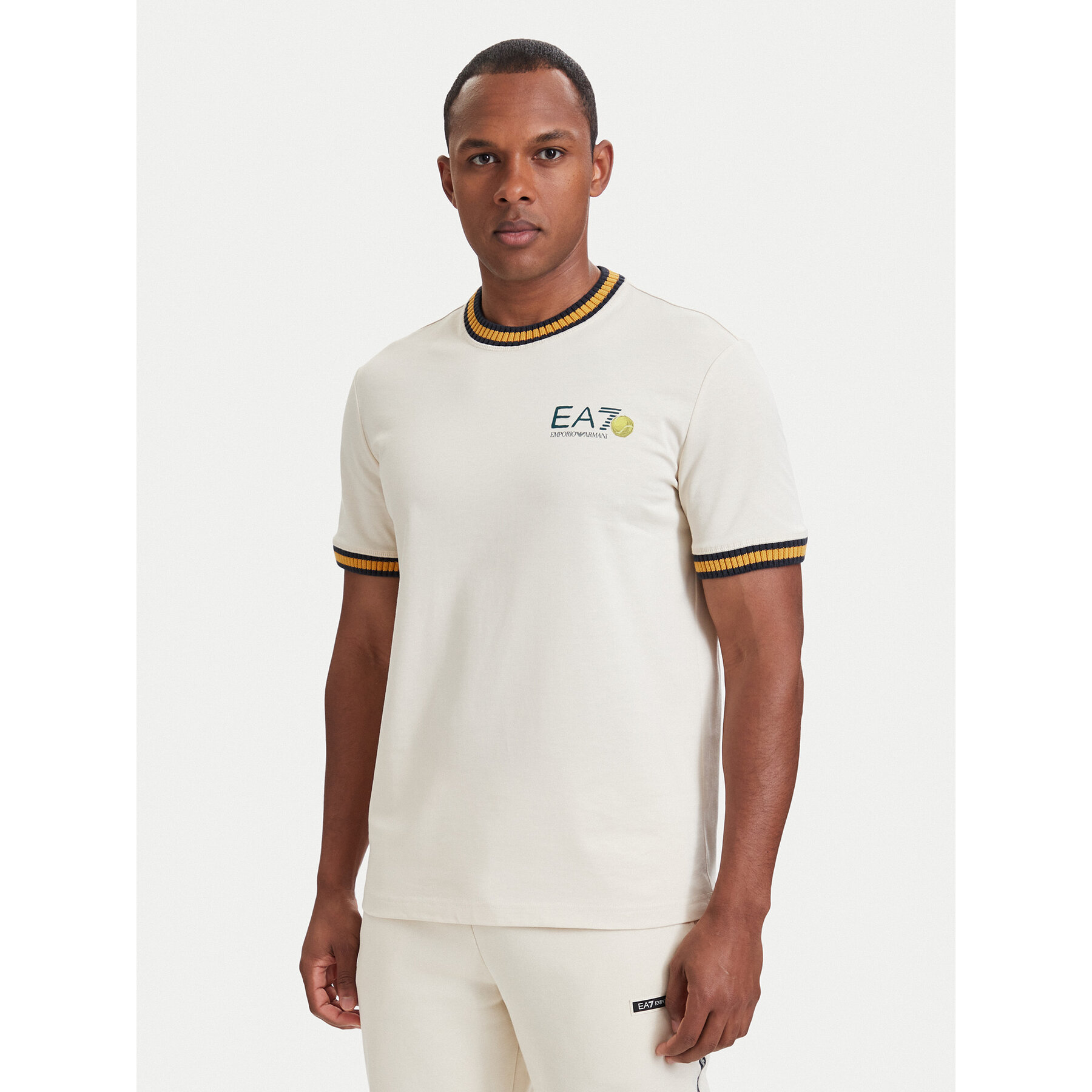 EA7 Emporio Armani T-Shirt 7M002131 AF12957 U1079 Hellbeige Regular Fit