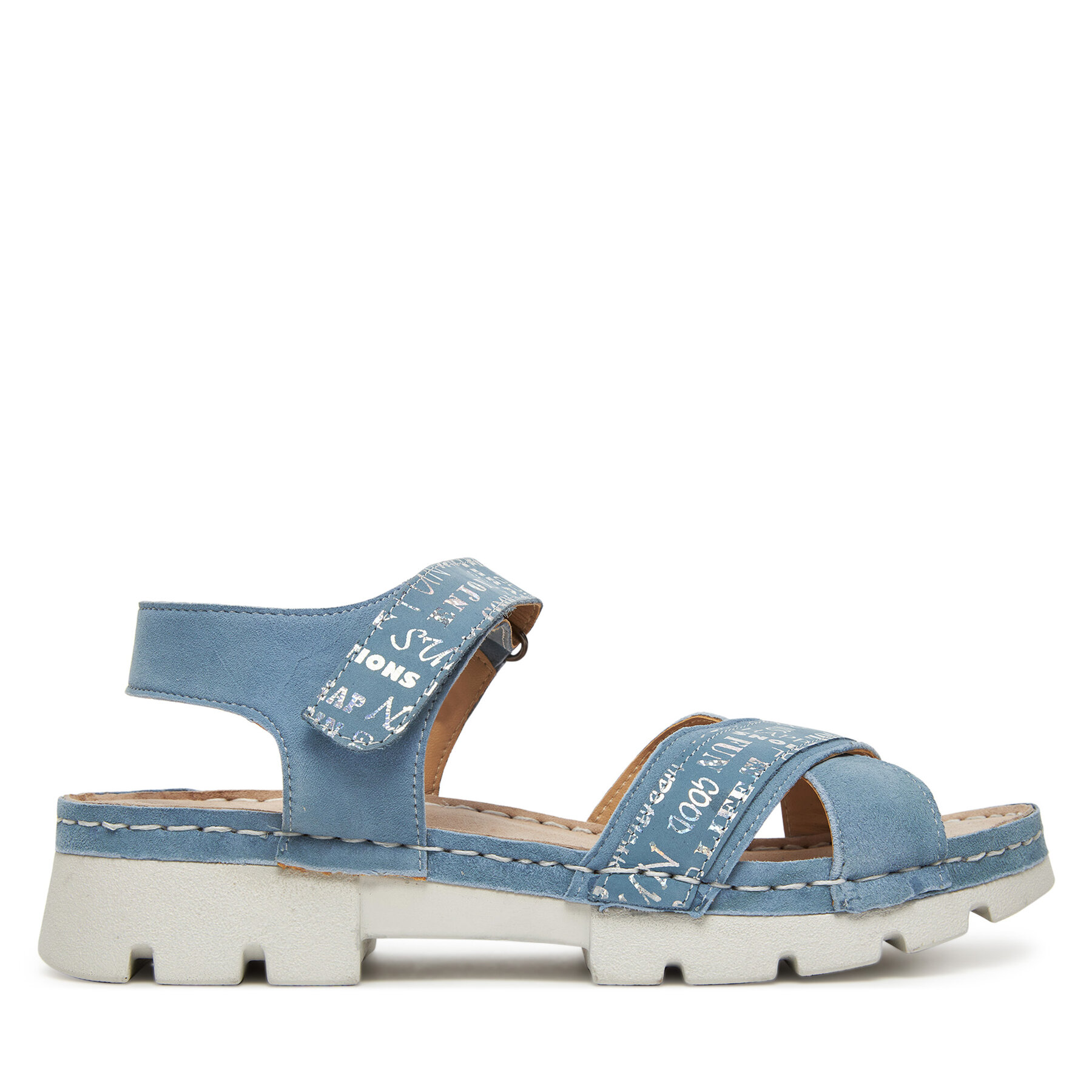 Sandales Comfortabel 710223-55 Gaiši zils
