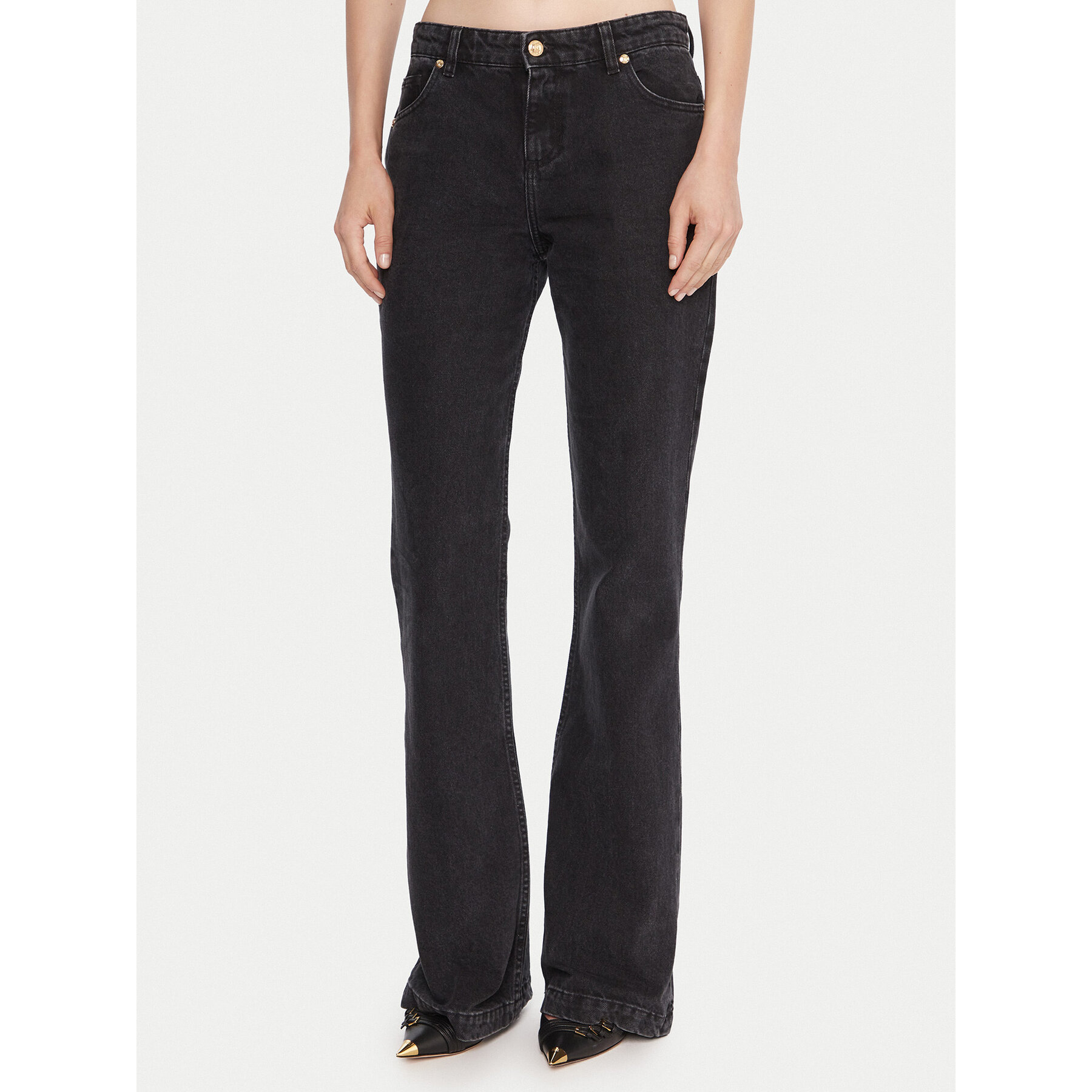 Just Cavalli Jeans 79PAB5F3 CDWC8 Schwarz Flare Fit