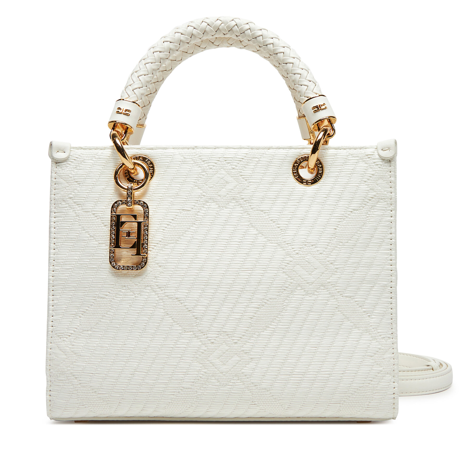 Damska Torba Elisabetta Franchi Biały BS13A51E2 360