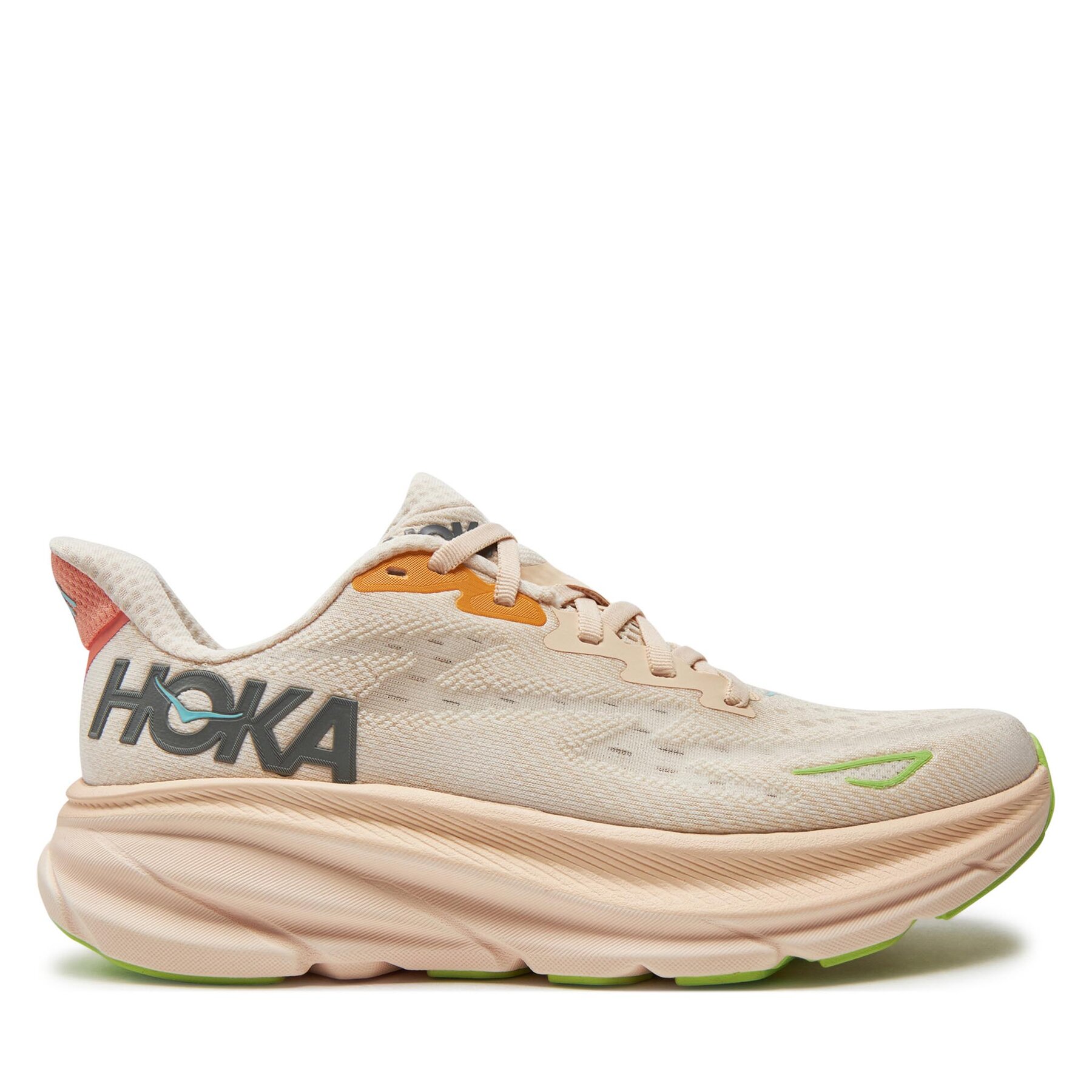 Chaussures de running Hoka Clifton 9 1127896 Beige