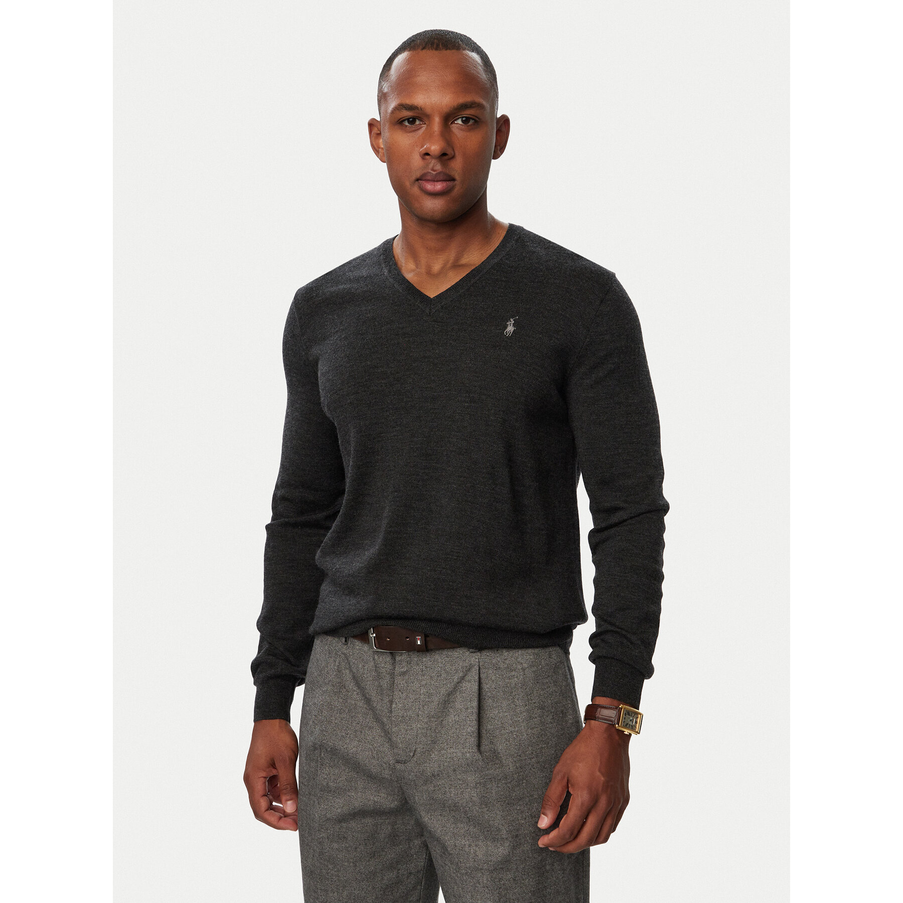 Polo Ralph Lauren Pullover 710941105003 Grau Regular Fit