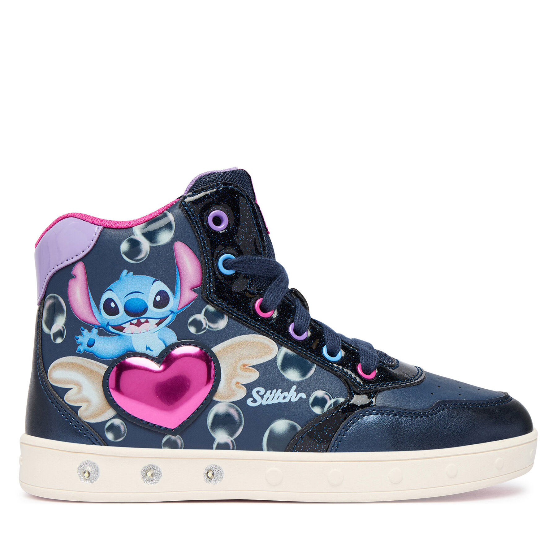 Sneakers Geox J Skylin Girl J668WE 054AJ C4268 D Bleumarin